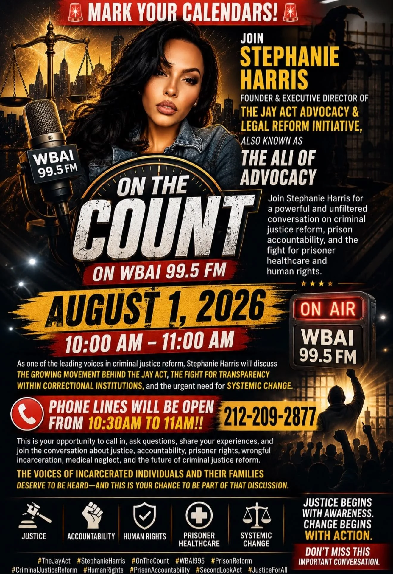 WBAI 99.5 ON THE COUNT APPEARANCE