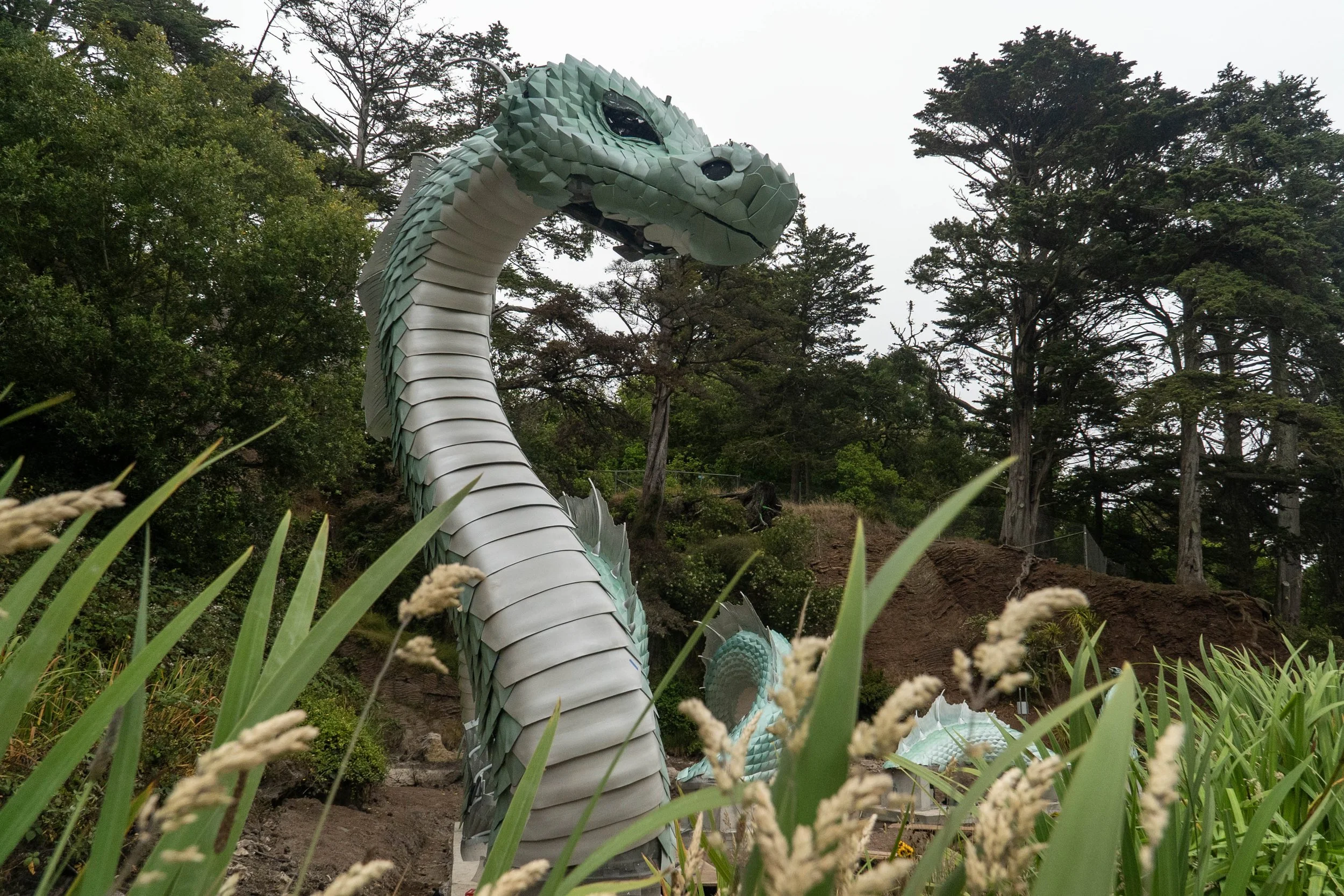 Sea serpent sculpture finds its way from Burning Man to Golden Gate Park