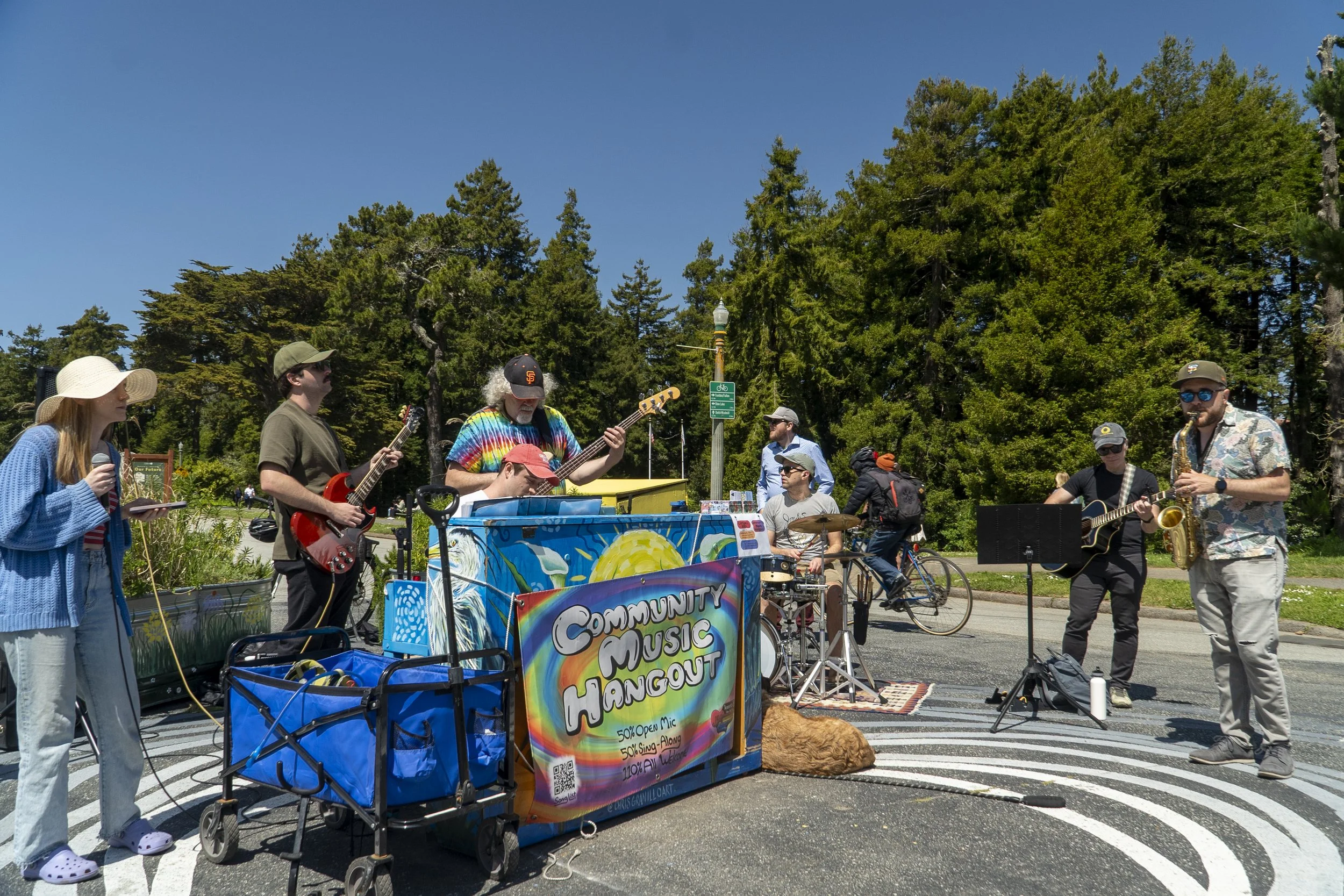 Community Music Hangout Celebrates 100th Gathering on JFK Prom.