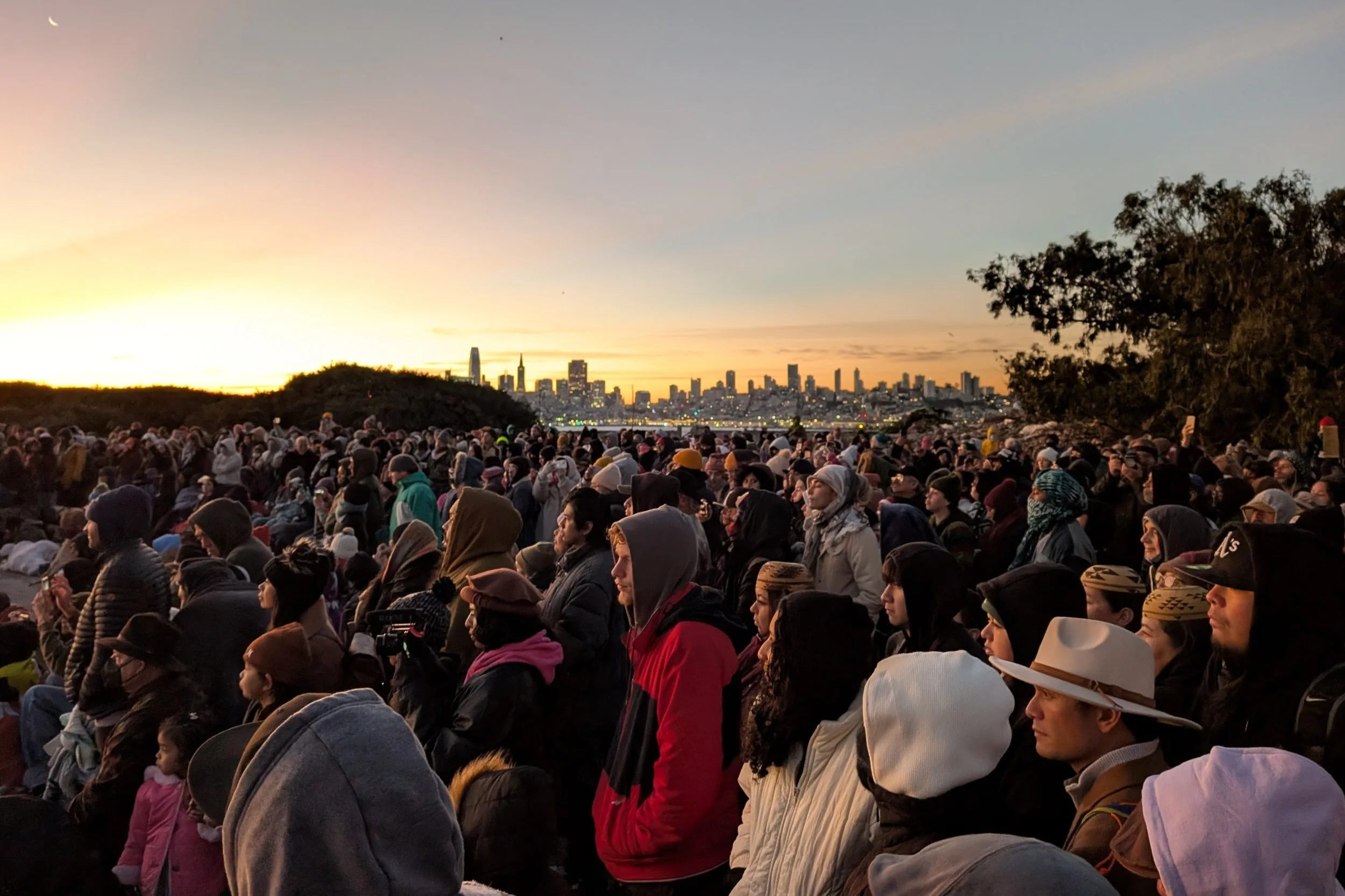 Thousands head to Alcatraz for annual Indigenous Peoples ceremony