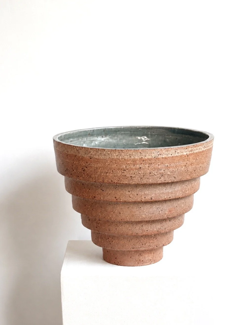 Tiered Earth scuptural bowl