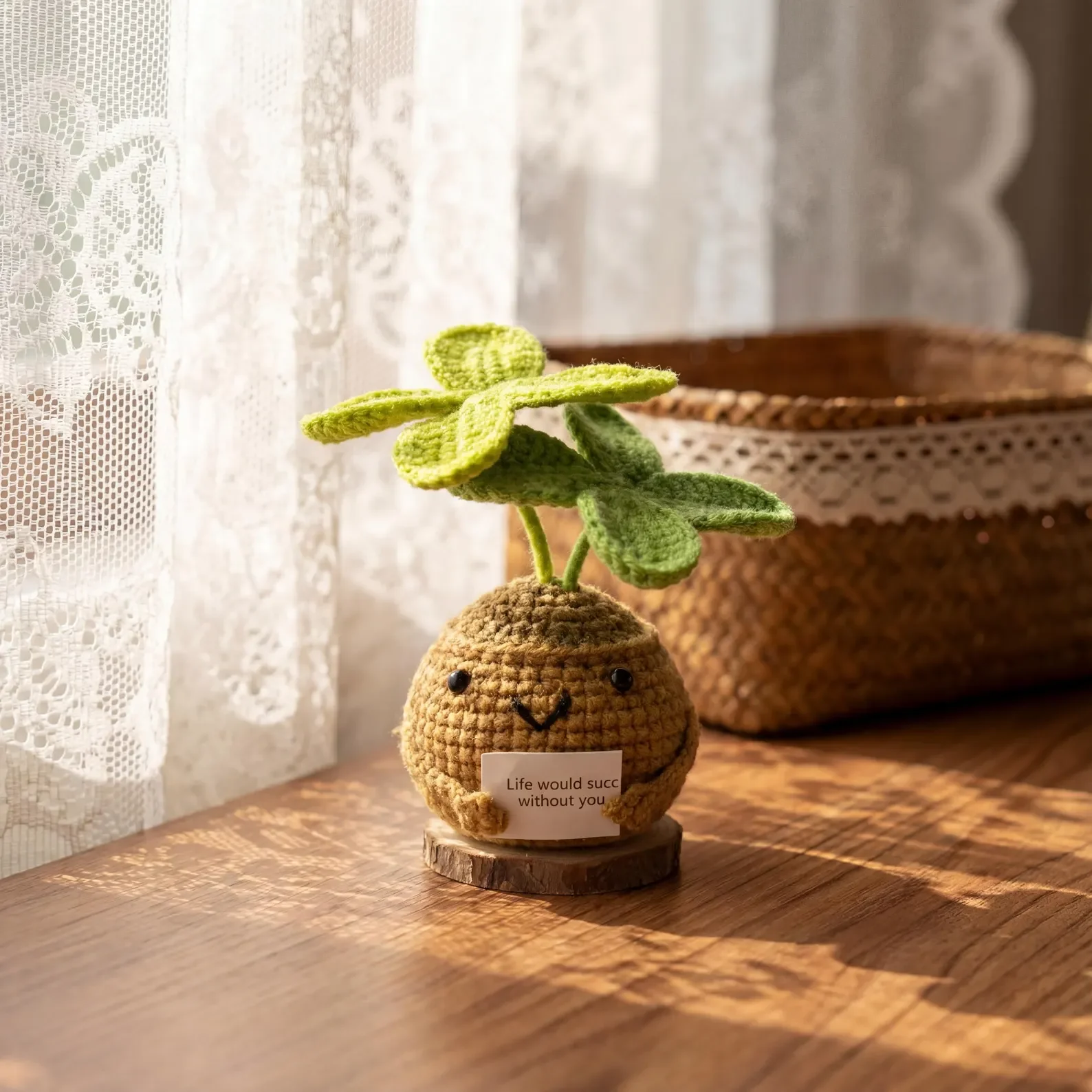 Crochet Mint Plant
