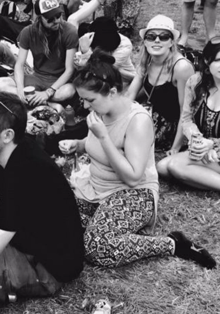 A social setting at Glastonbury festival that sparked Megs need for change.