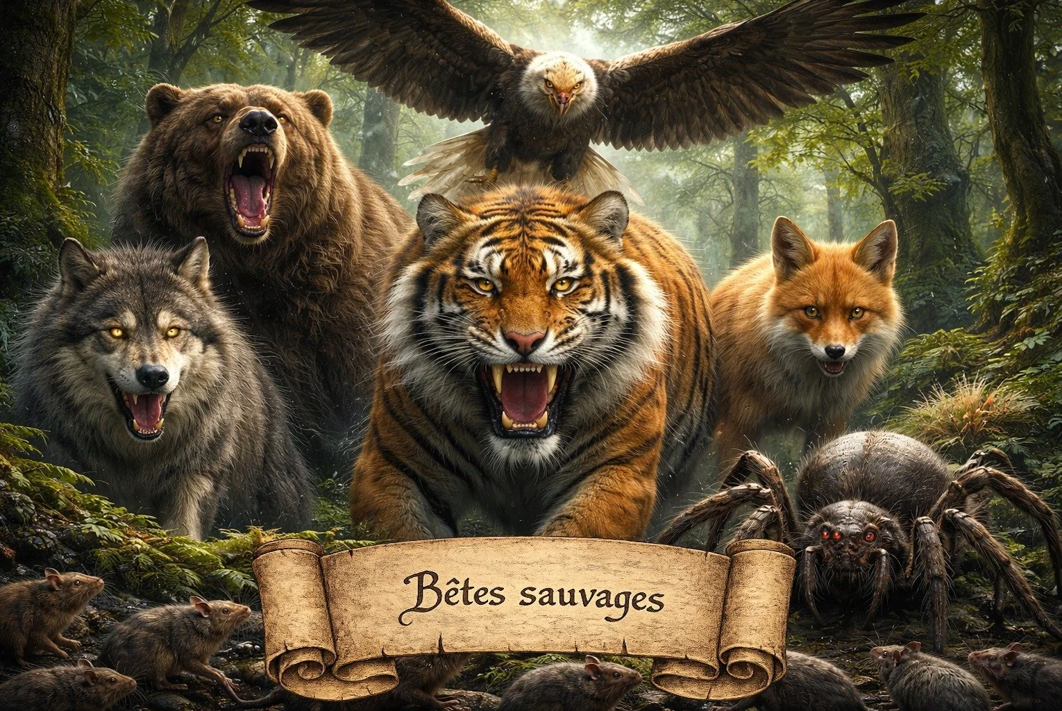 Bêtes sauvages de Wontania