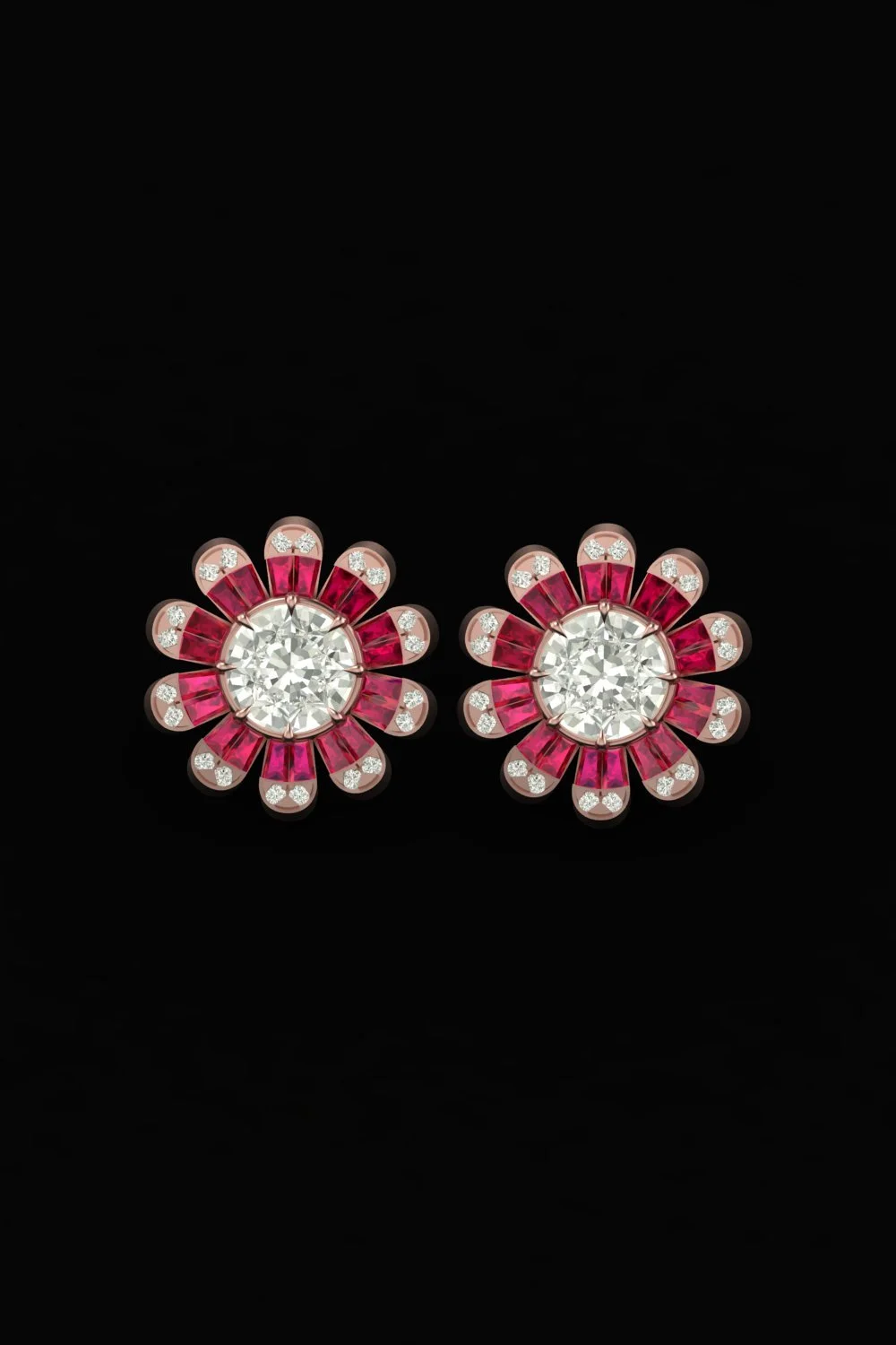 Exquisite Floral Earrings