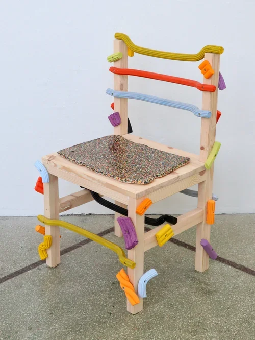 Extruded chair