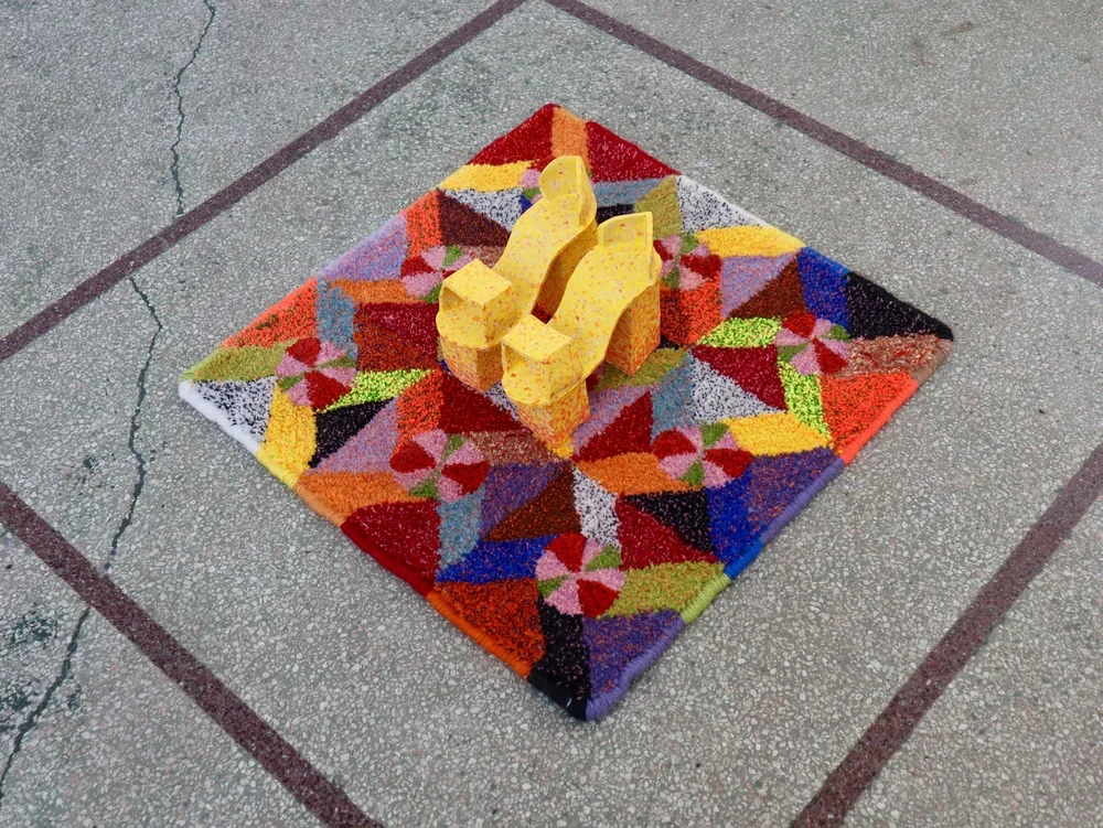 On fire-shoes & wall rug