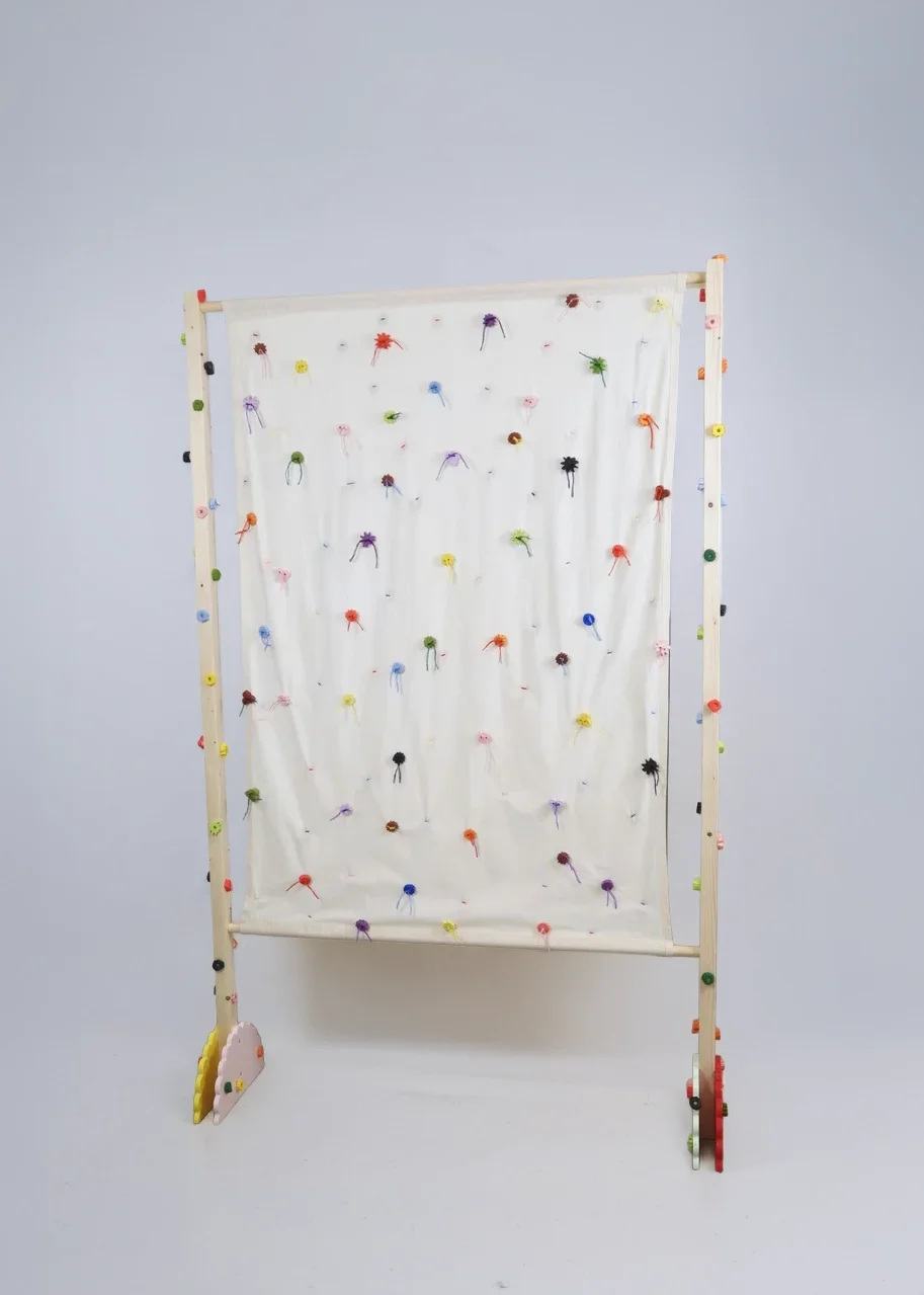 Extruded cut offs Room divider