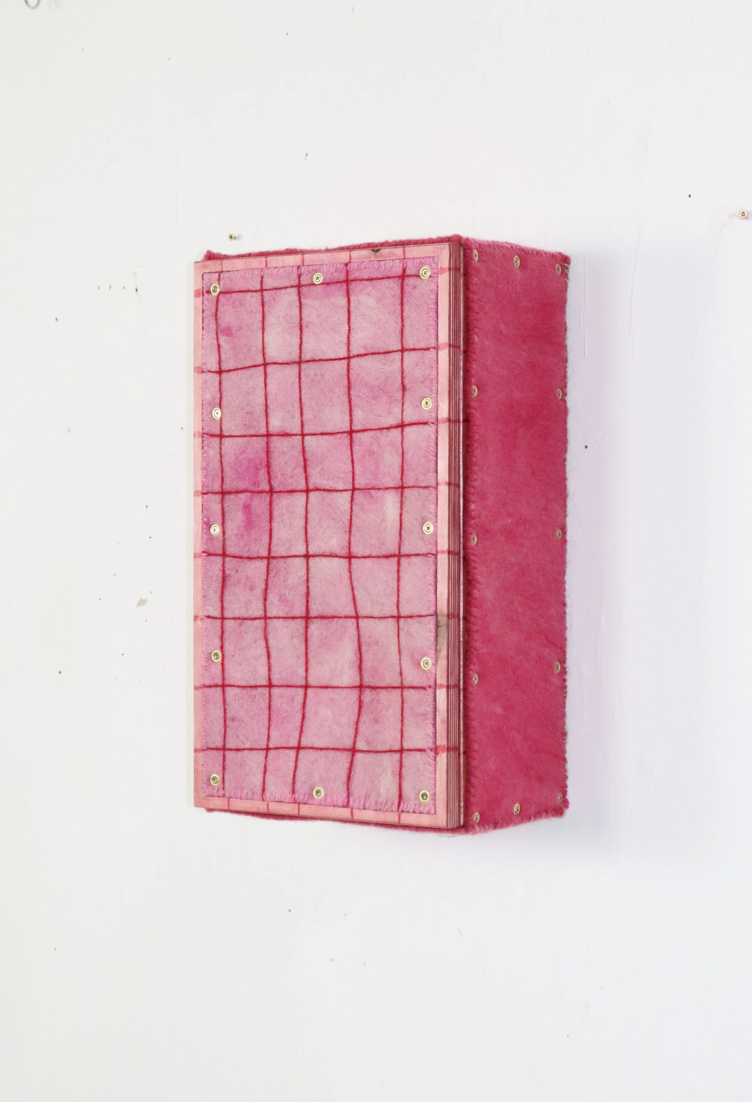 Felt furniture - grid cabinet