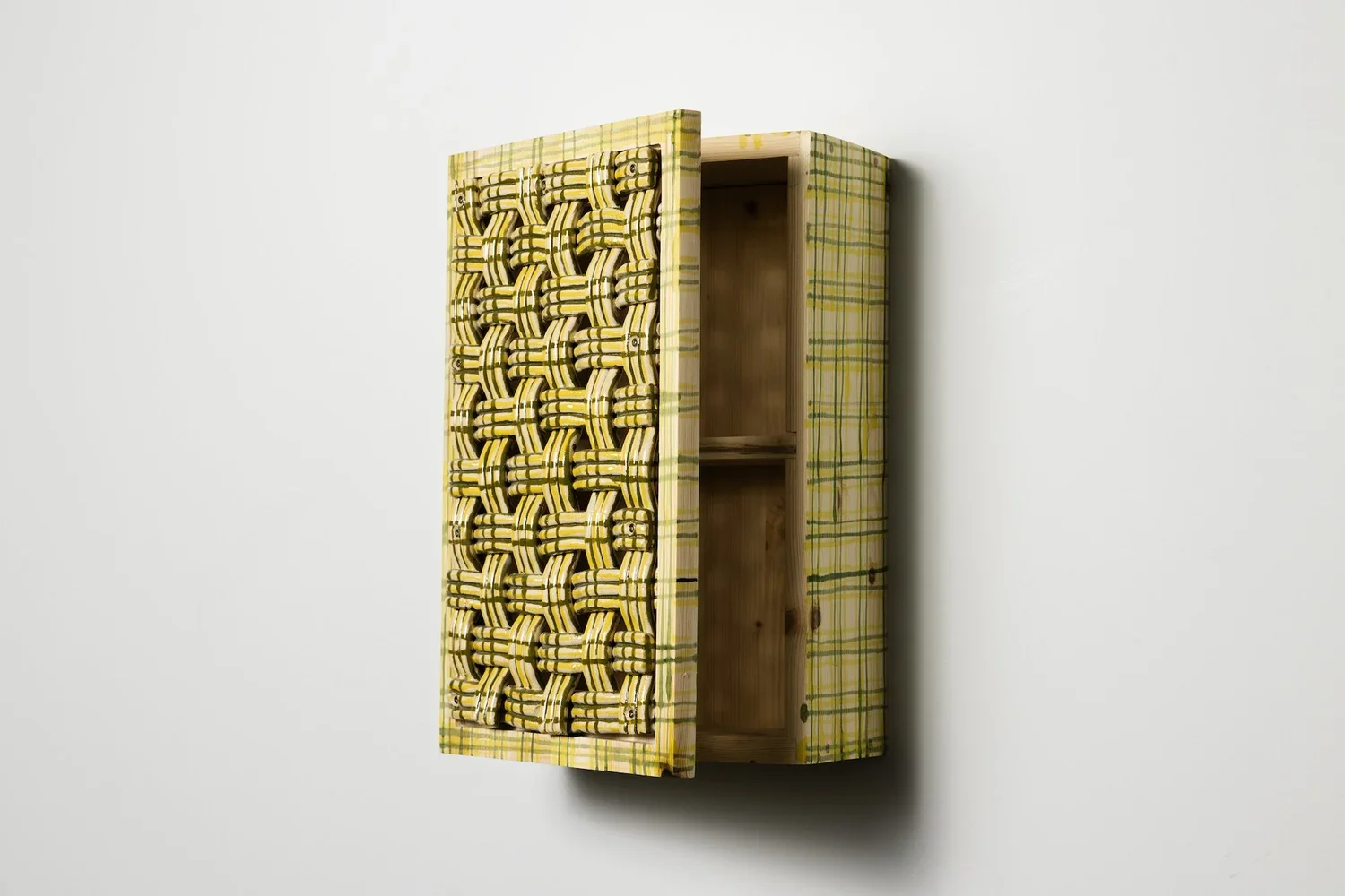 Woven ceramic cabinet