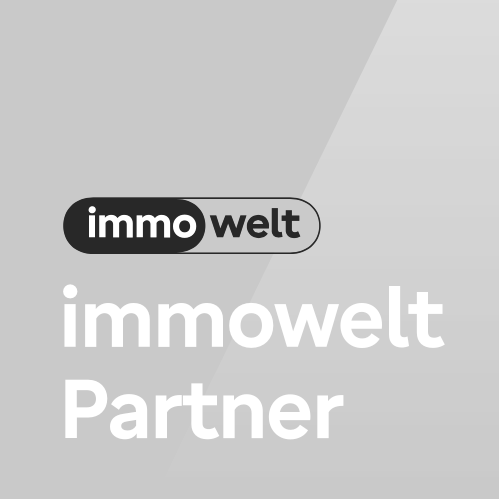 Grafik mit dem Logo "immowelt" und den Worten "immowelt Partner"