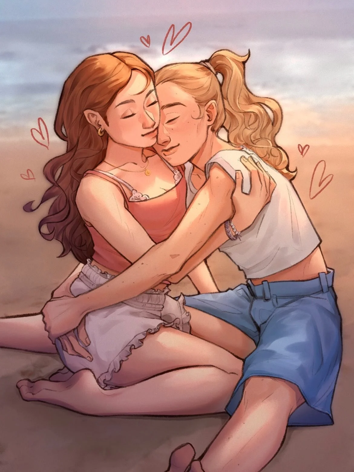 after so many years of keeping sierra &amp; ellie close to my chest, their story is officially yours now 🏐🩵 aka time for me to get emo!

smash or pass started as a fun little sapphic romance about a girl falling for her teammate at beach volleyball