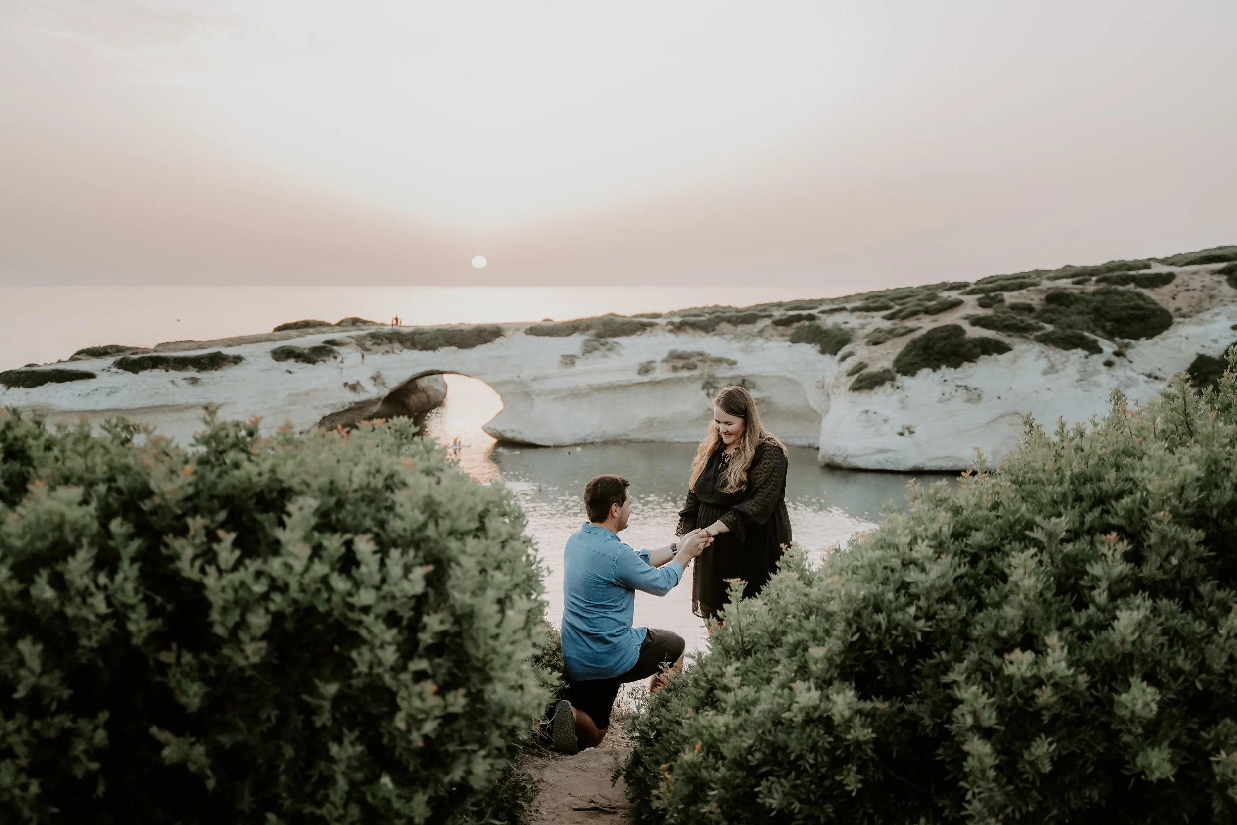 Proposta di matrimonio al Tramonto S'Archittu Bosa 