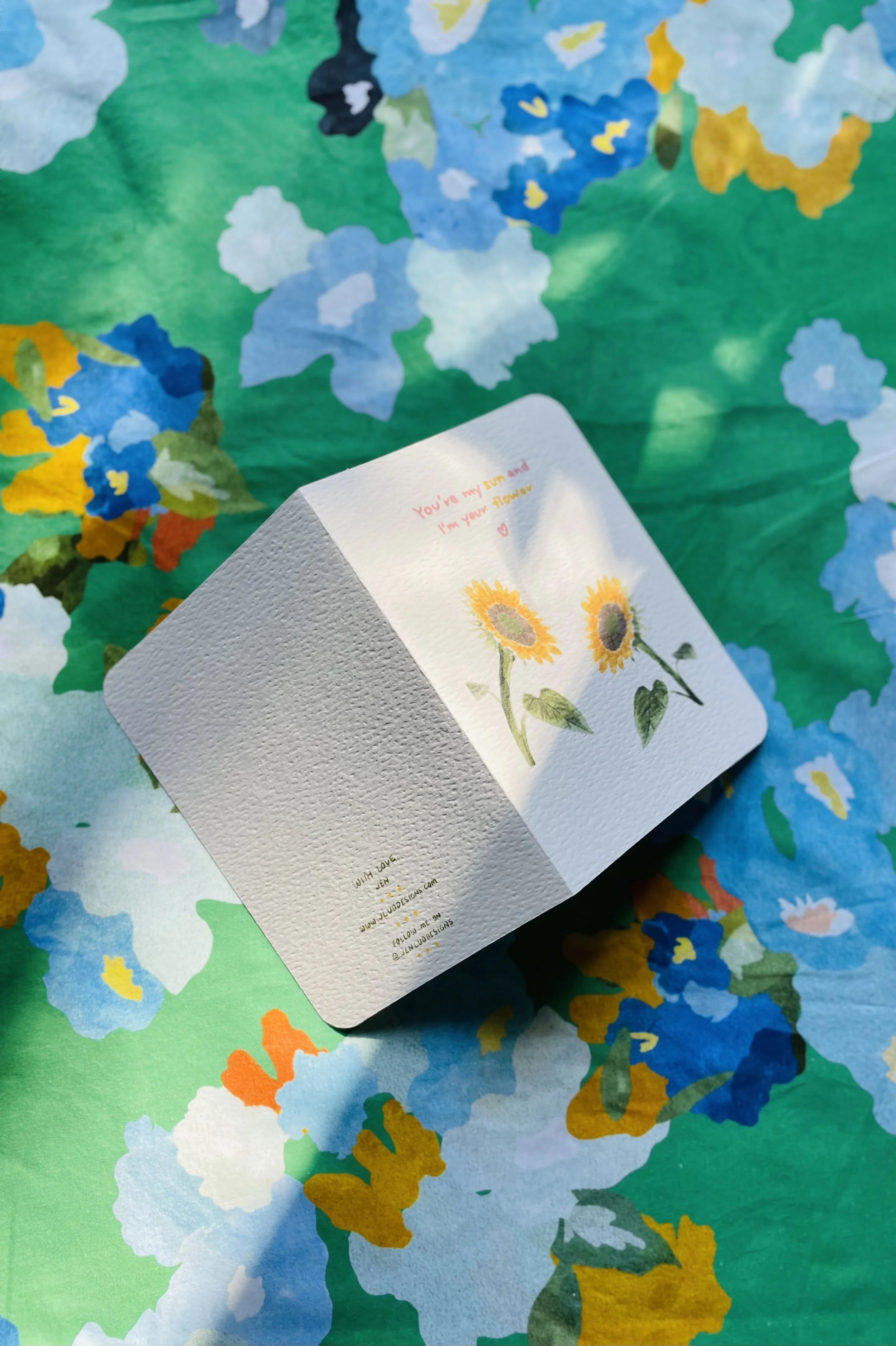 Sunflowers card