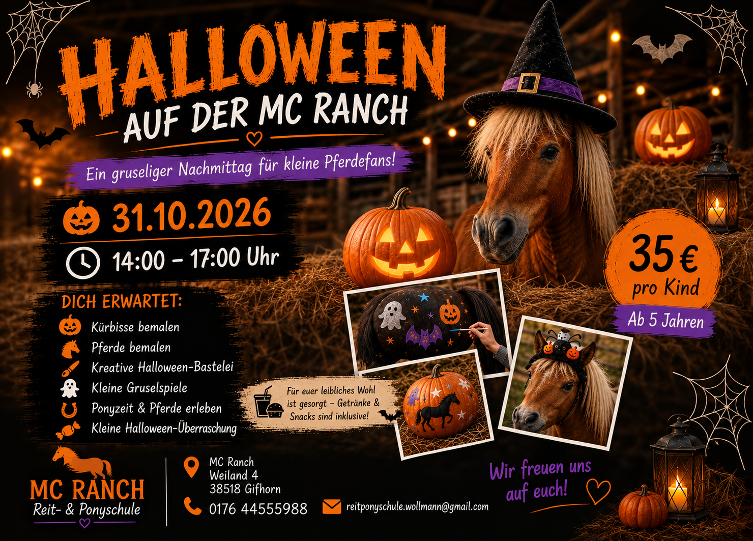 Halloween auf der Ranch
