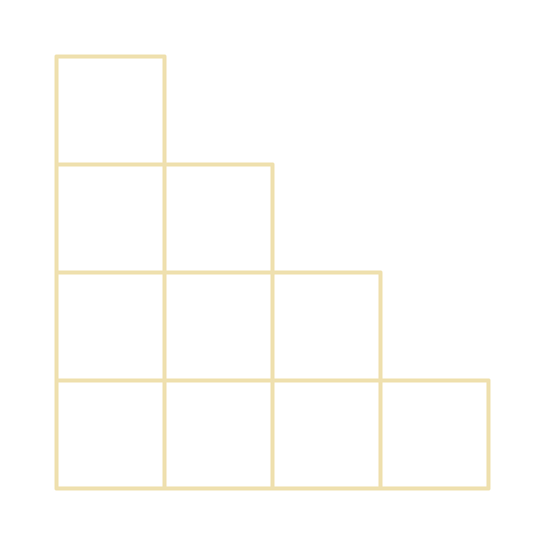 Overhead view of a pyramid made from stacks of LEGO bricks on a black background.