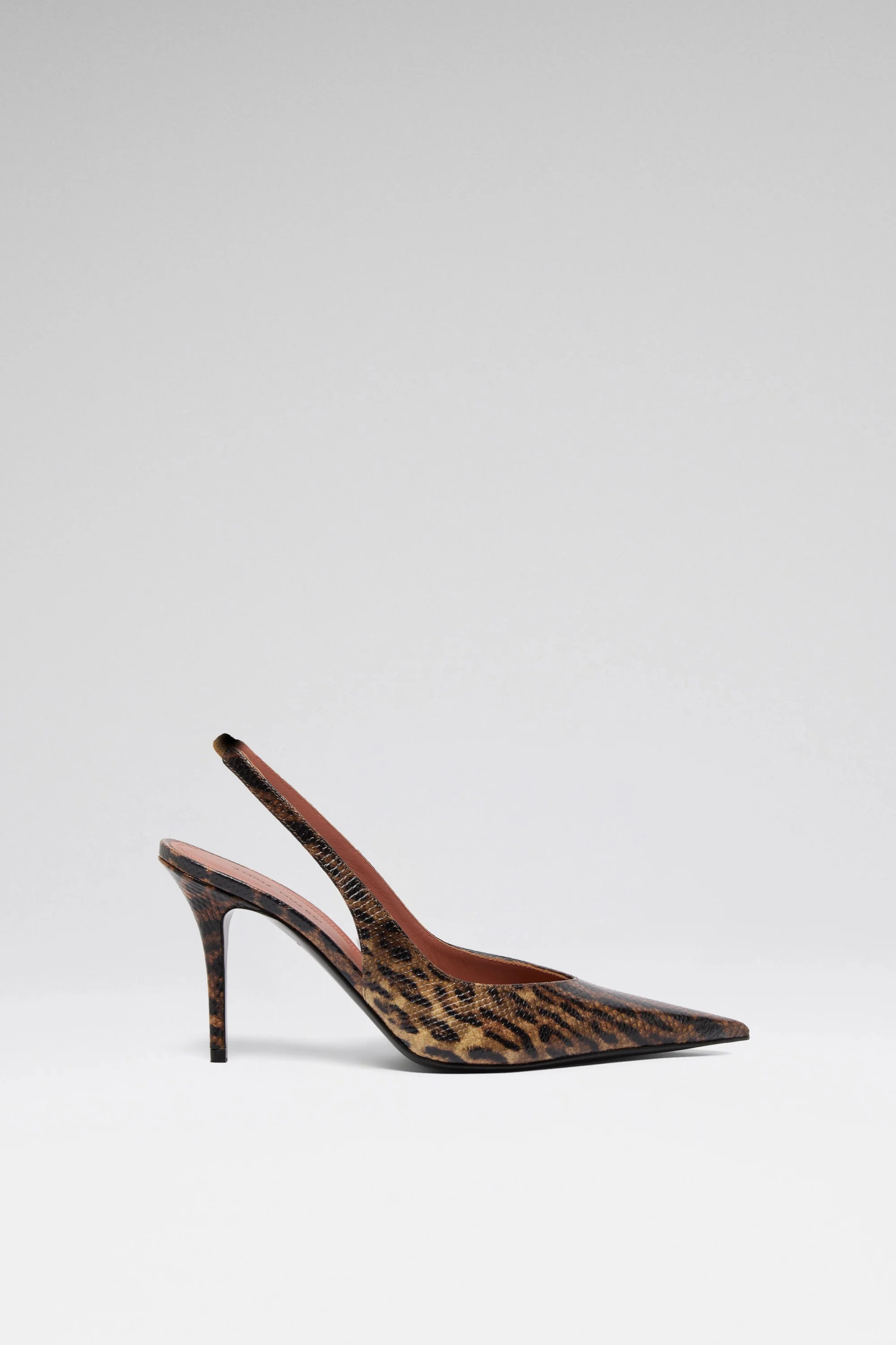 Escarpin à talon haut avec motif léopard