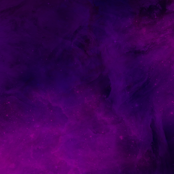 Un fond de couleur violette avec des motifs nuageux et des petites étoiles.