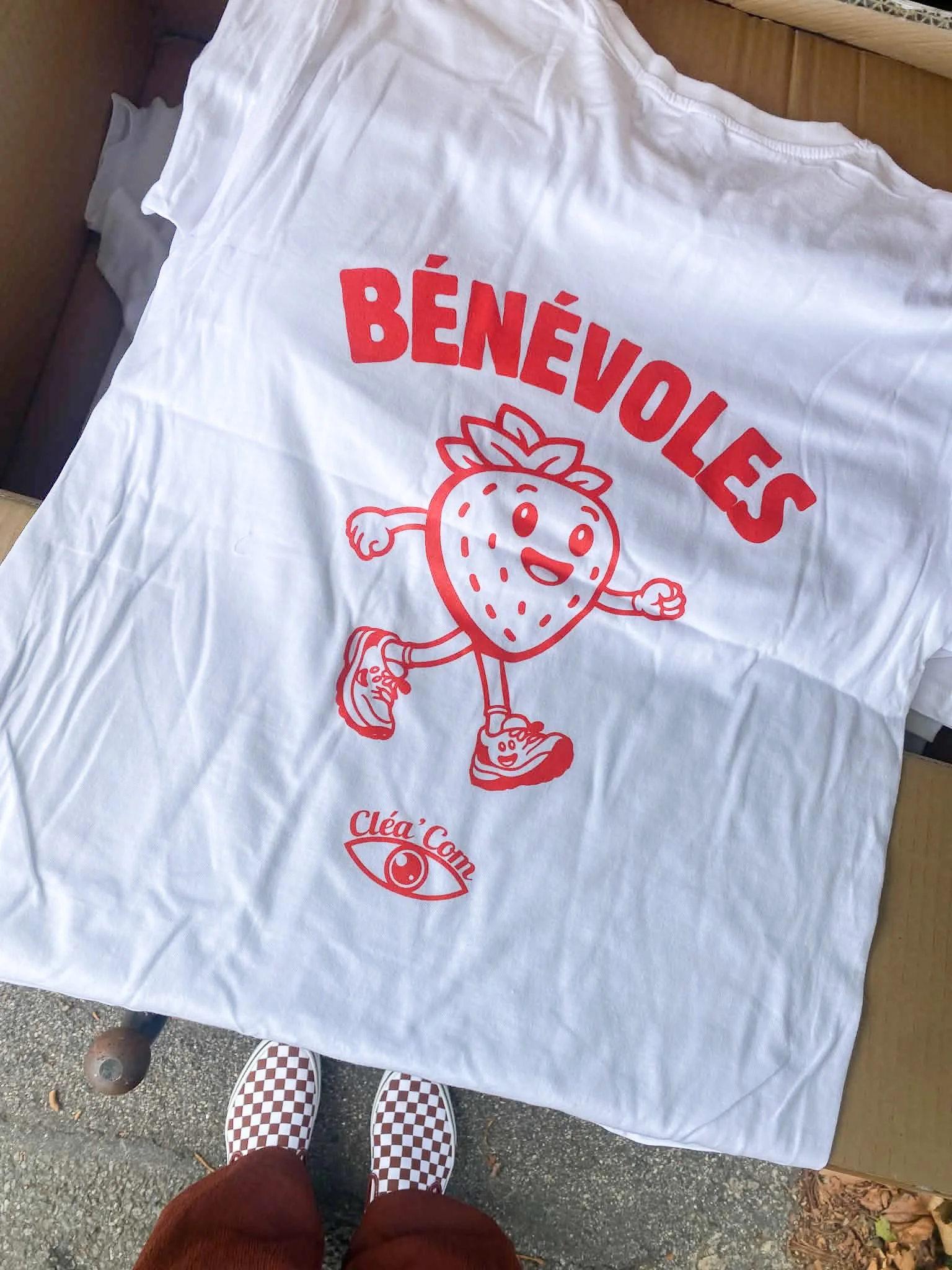 T-shirt bénévole (photo de Léa Evenas)