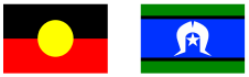 Australian Aboriginal Flag and Torres Strait Islander Flag