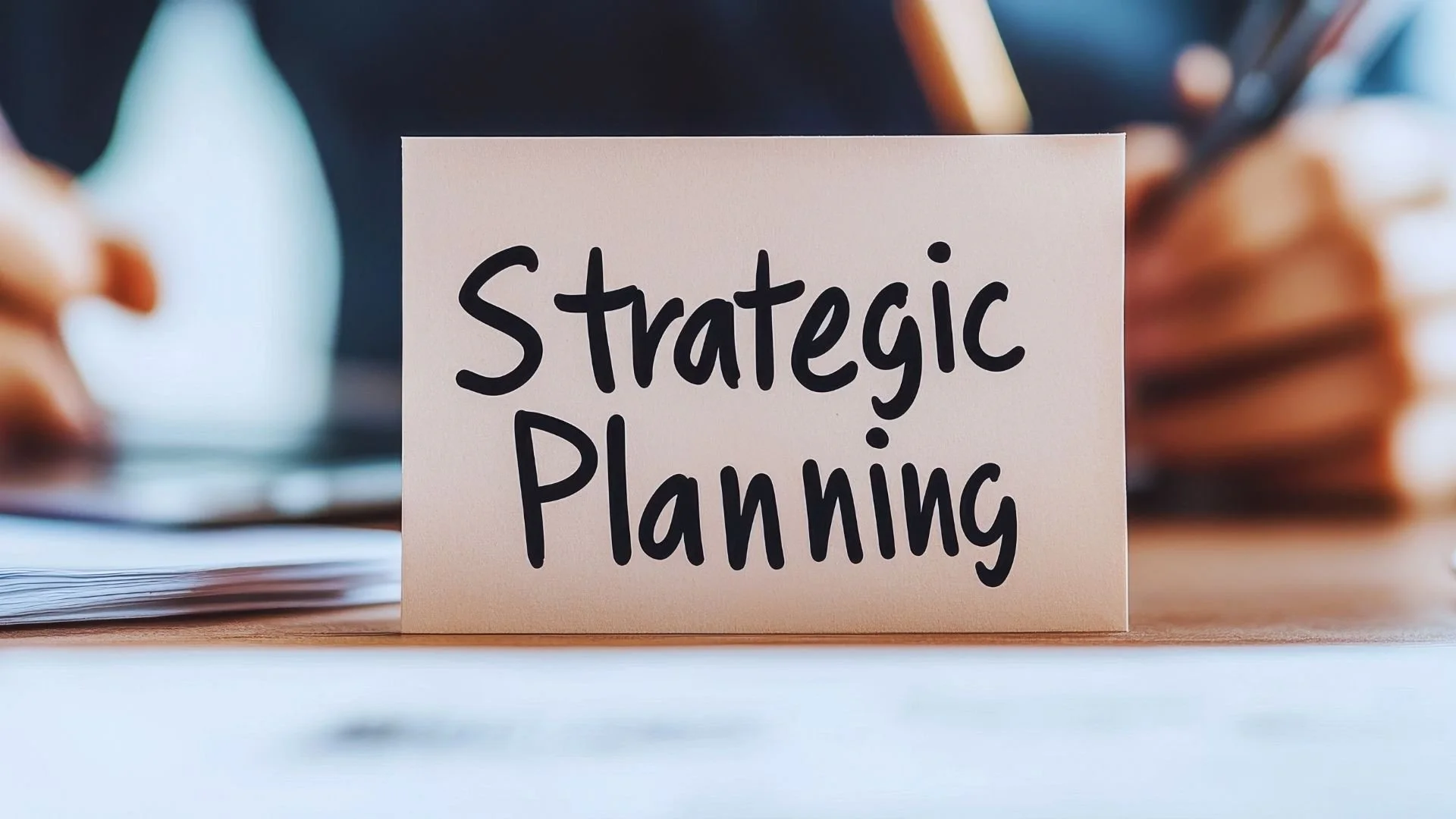 Strategic planning services helping businesses set goals and plan for long-term growth.