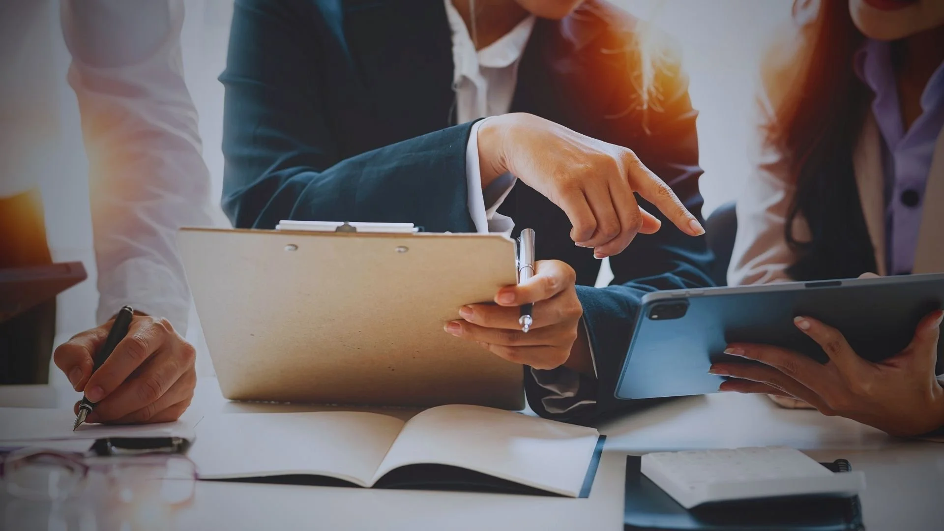Business advisory consultation providing strategic guidance and financial planning support.