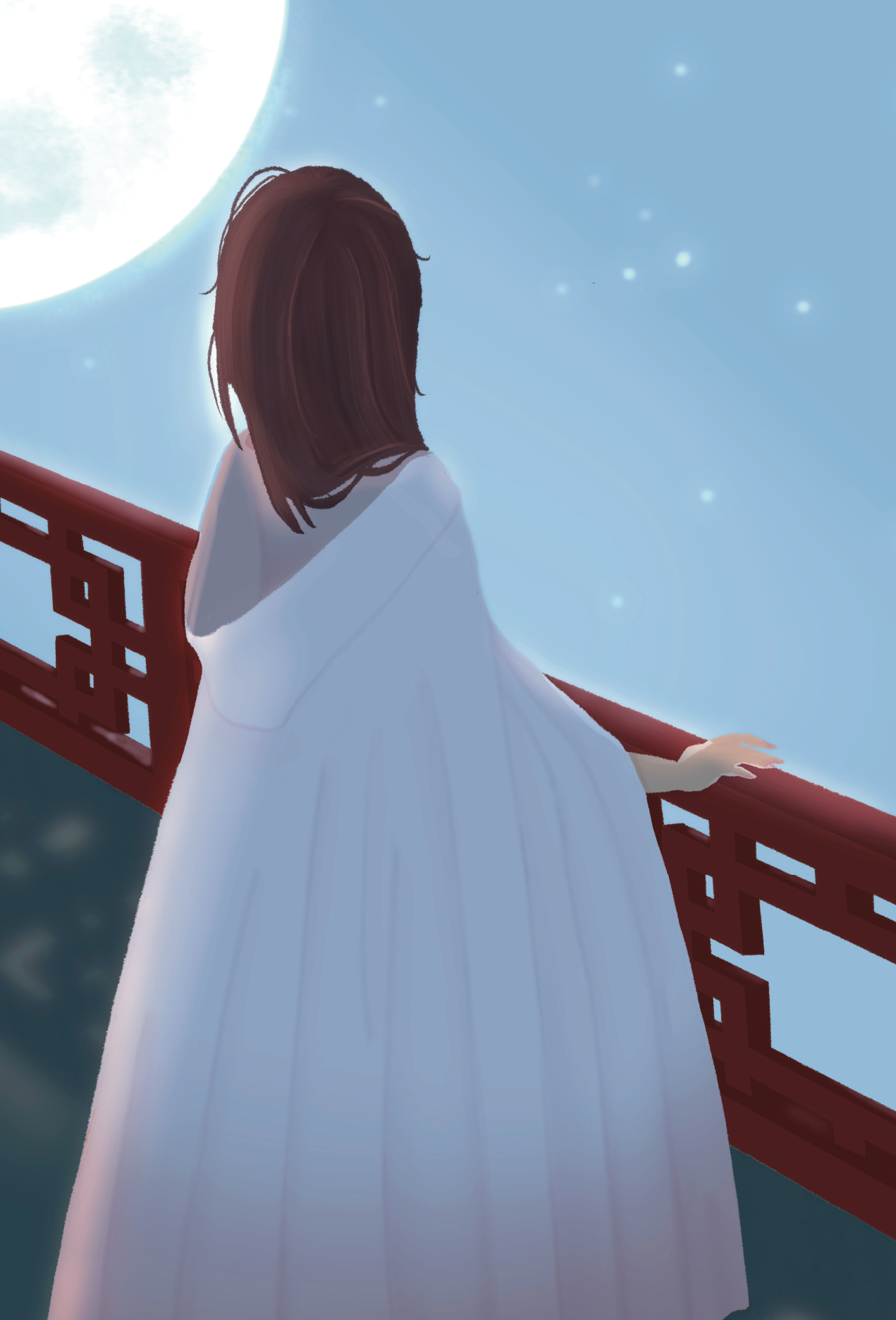 Daughter of the Moon Art Print