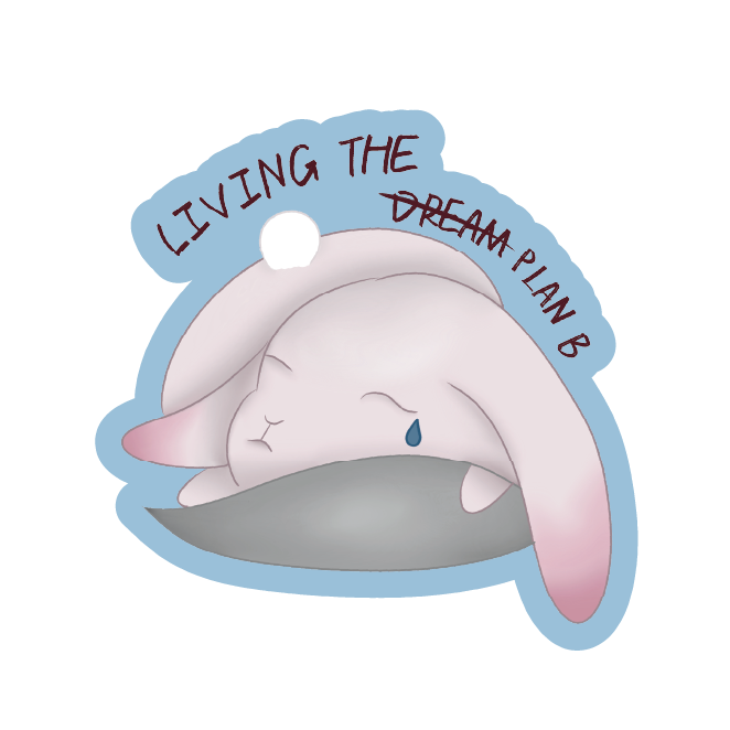 Living the Plan B Die Cut Sticker