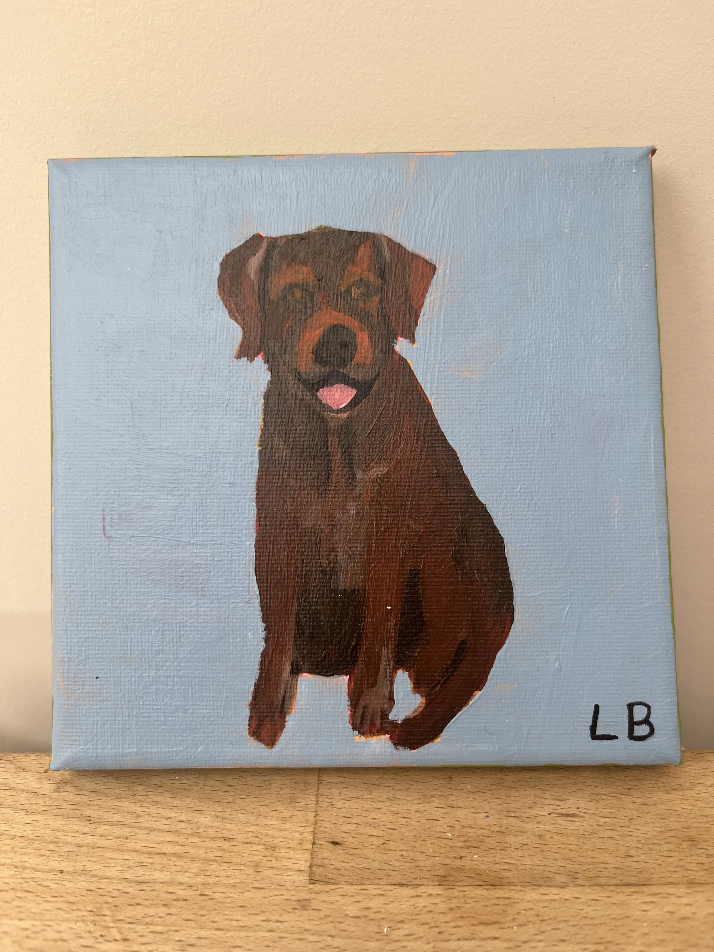 MINI DOG PAINTING 7/100 - LABRADOR