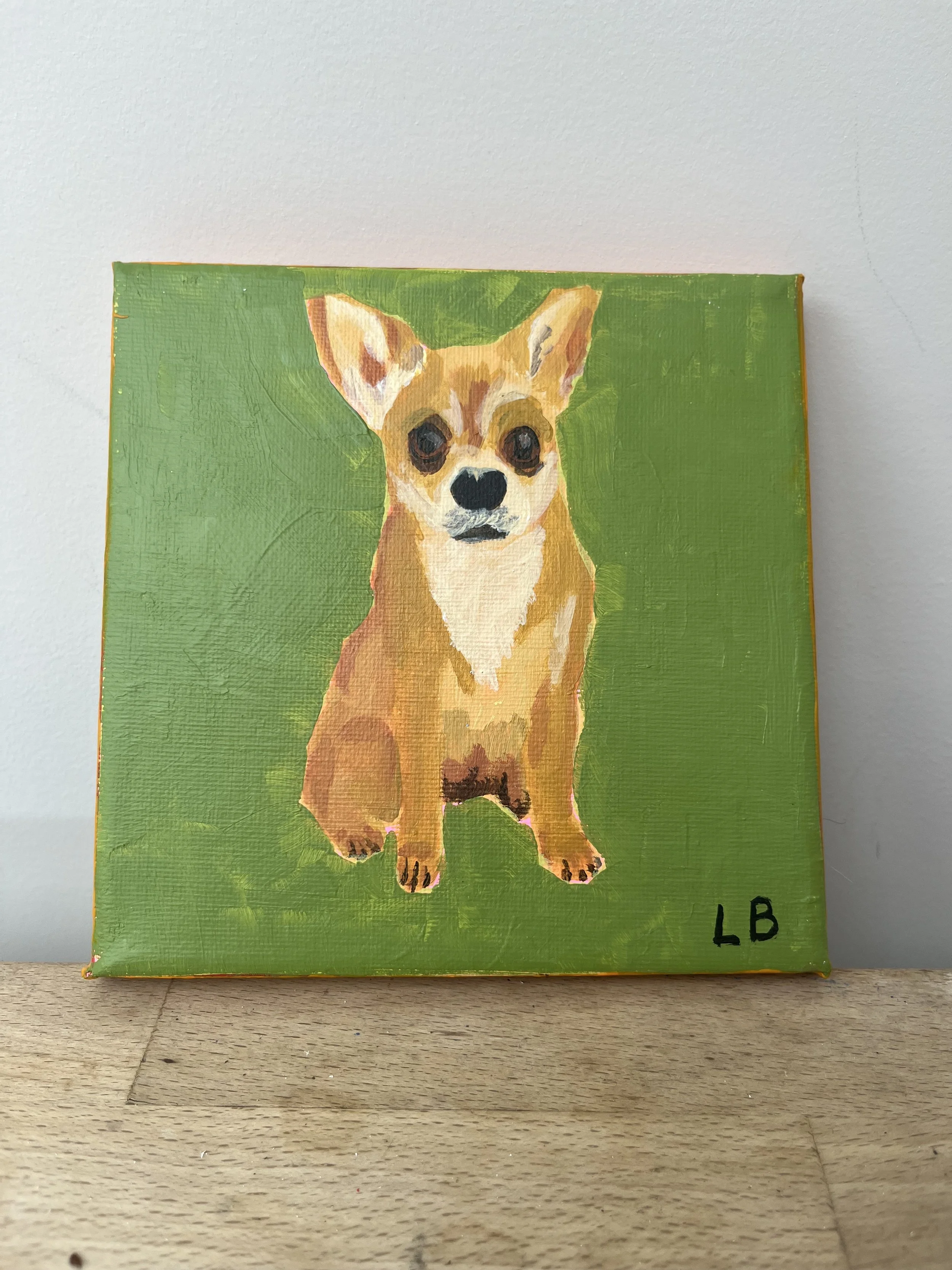 MINI DOG PAINTING 10/100 - CHIHUAHUA