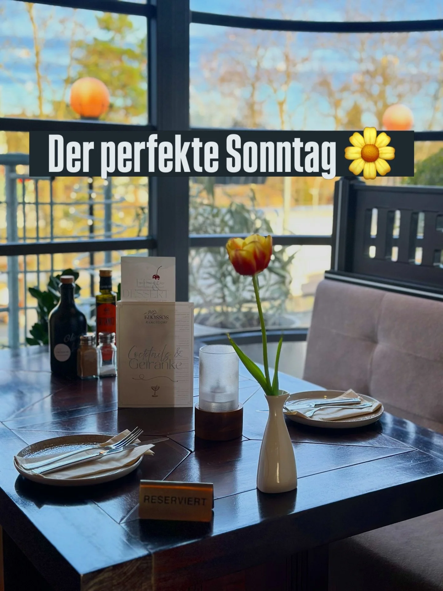 Ein herrliches Wochenende im Knossos, schaut heute doch ab 12 Uhr vorbei 🥰☕️⛅️🥘 #knossosrangsdorf #rangsdorf #wochenende