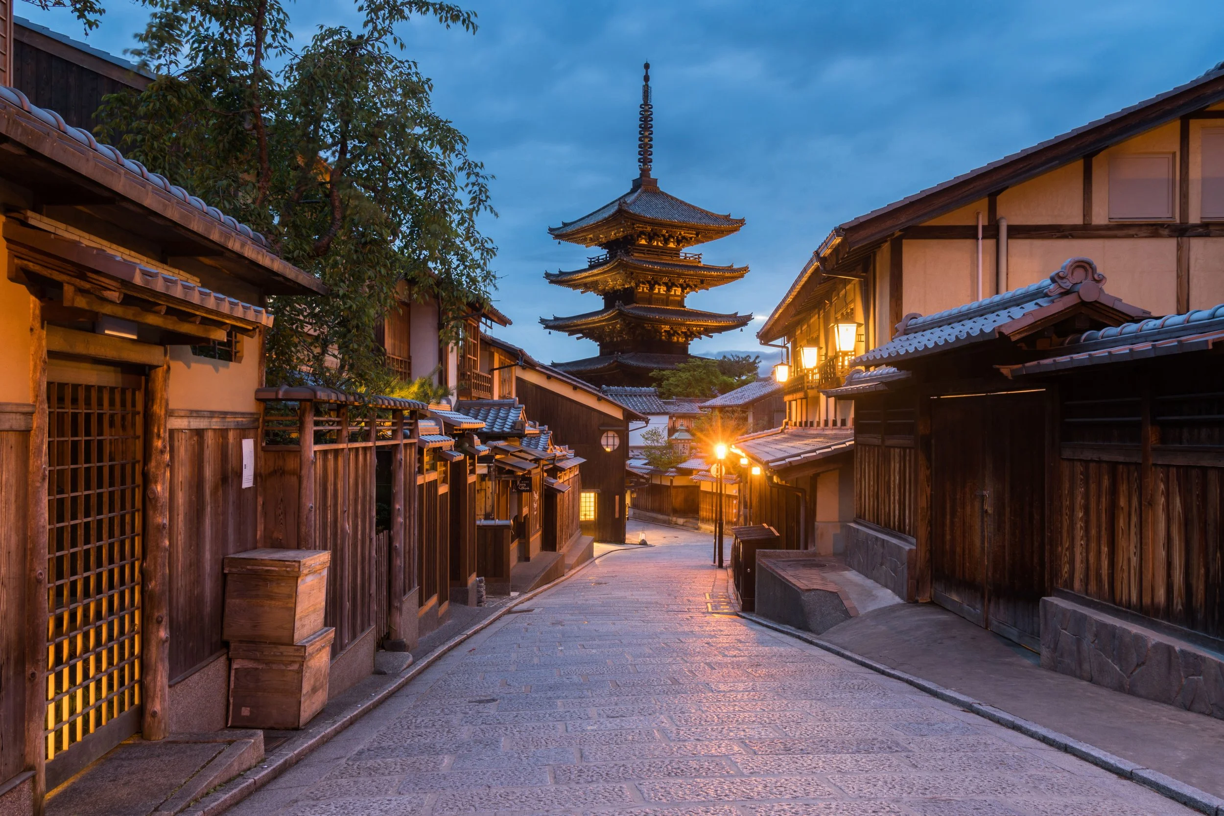 Japan, Kyoto, Hokanji Temple in Yasaka Street