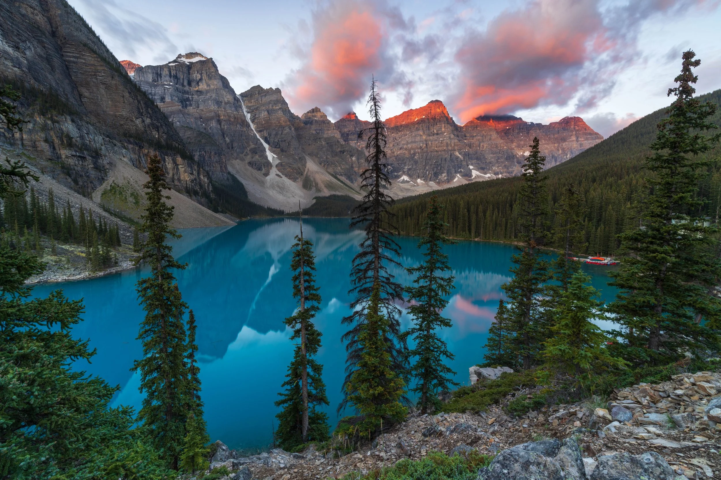 Canada, Alberta, Moraine Lake