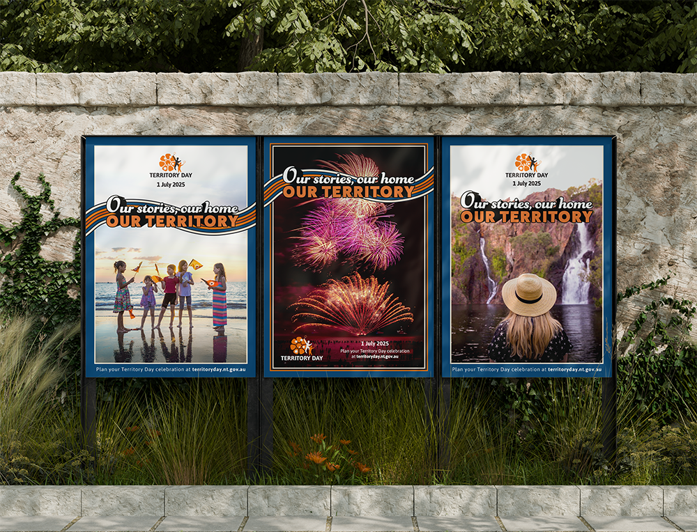 2025 Territory Day Creative campaign: Our stories, our home, our Territory.