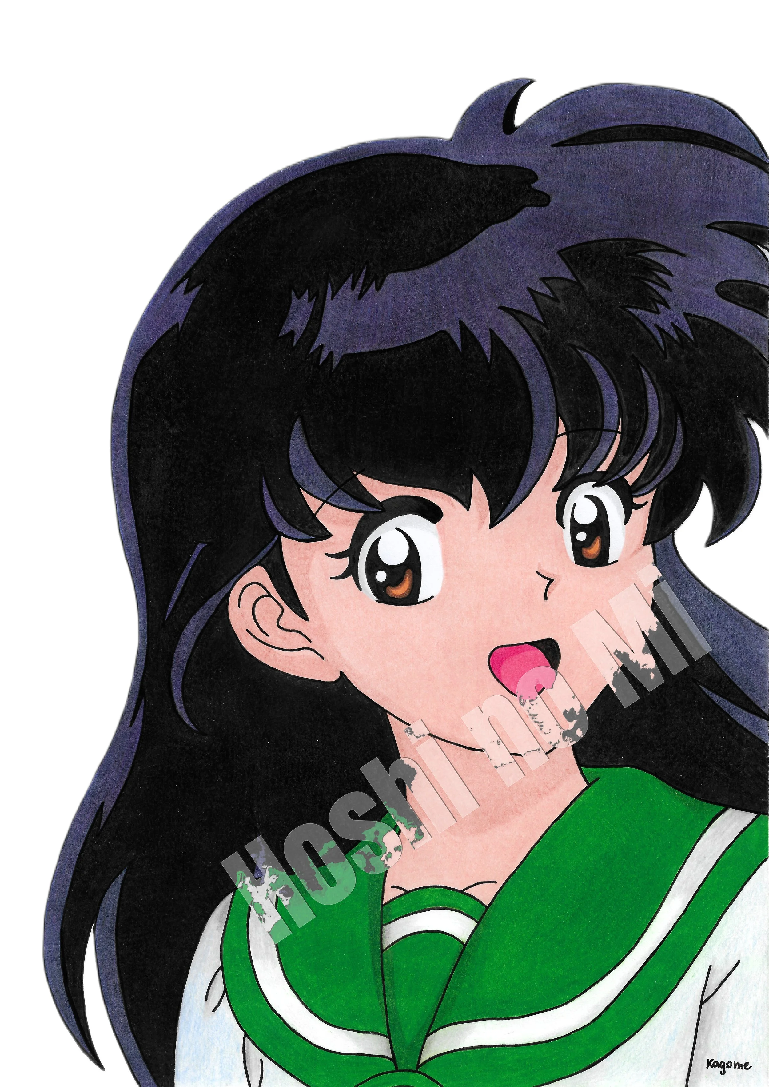 A4 Kagome Higurashi "Inu Yasha"