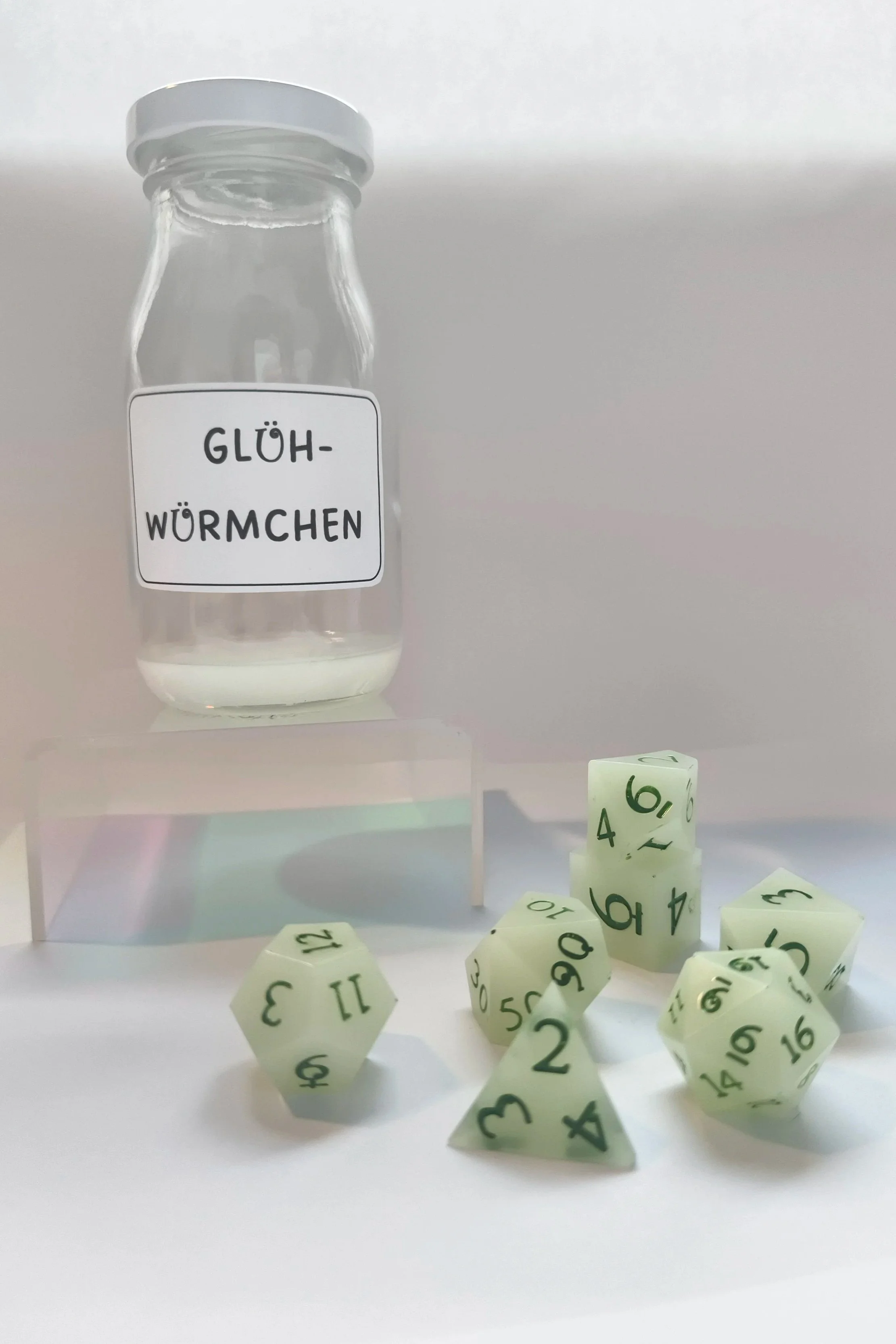 Würfelglas Glühwürmchen