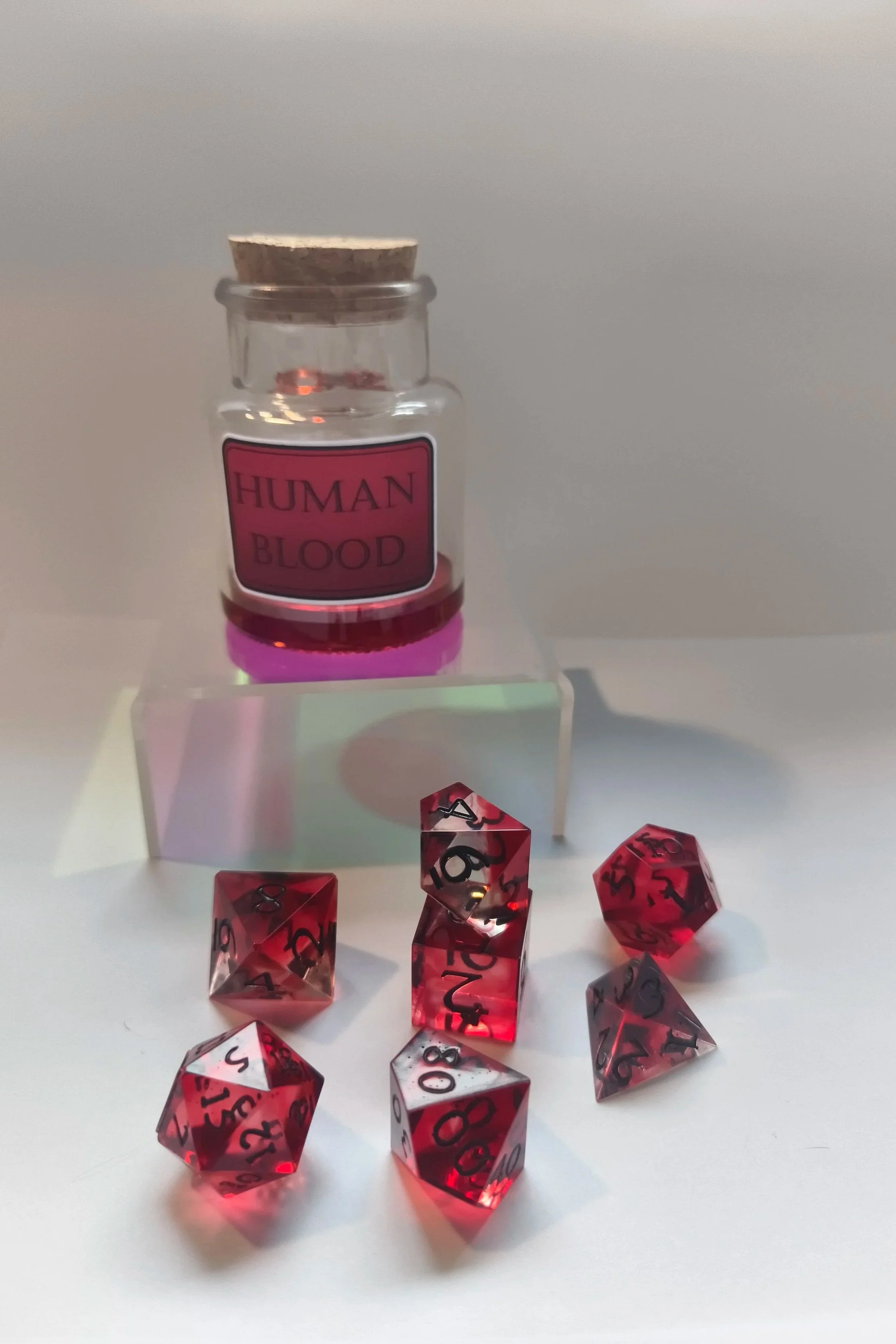Würfelglas Humans Blood