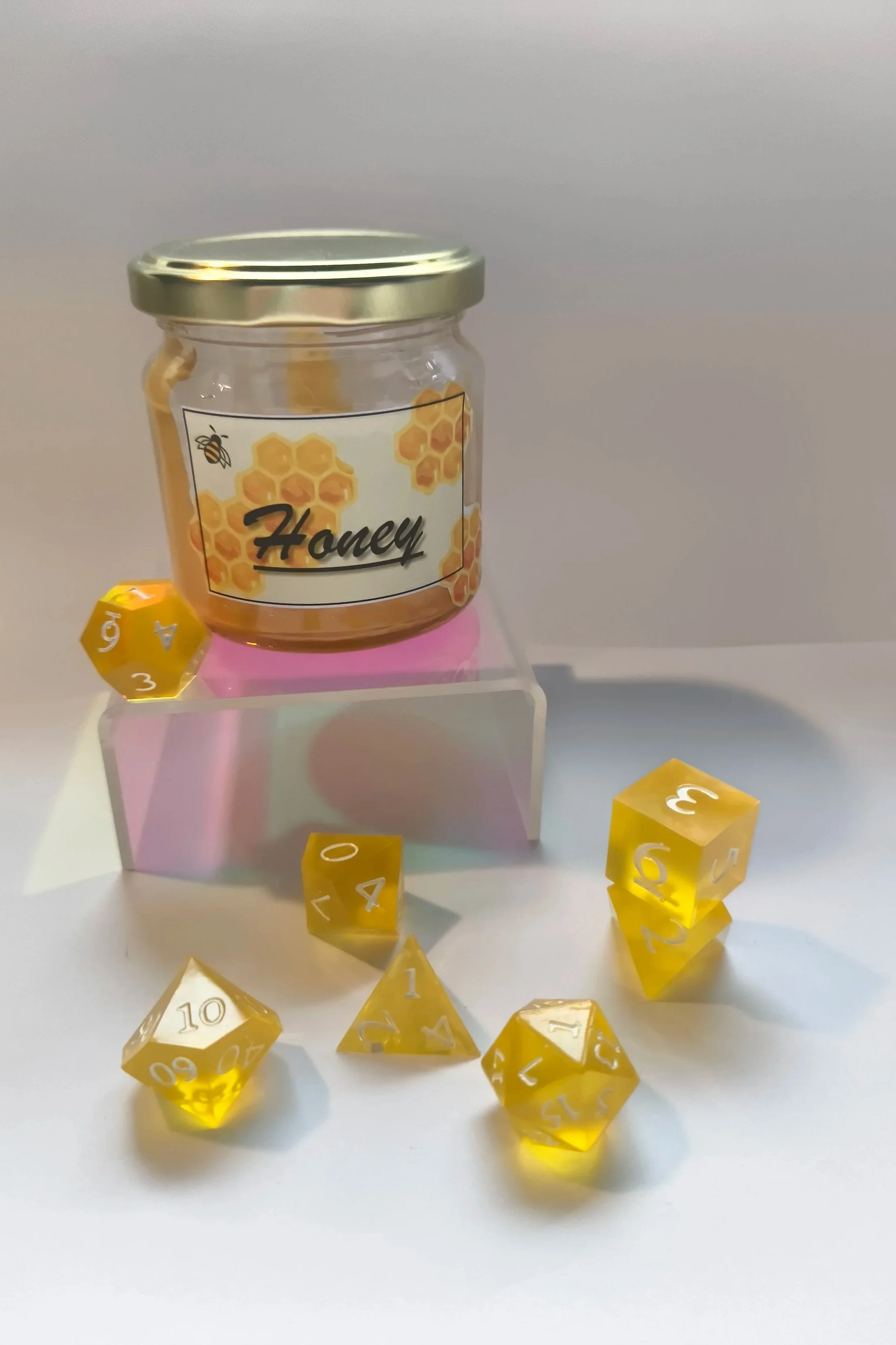 Würfelglas Honey