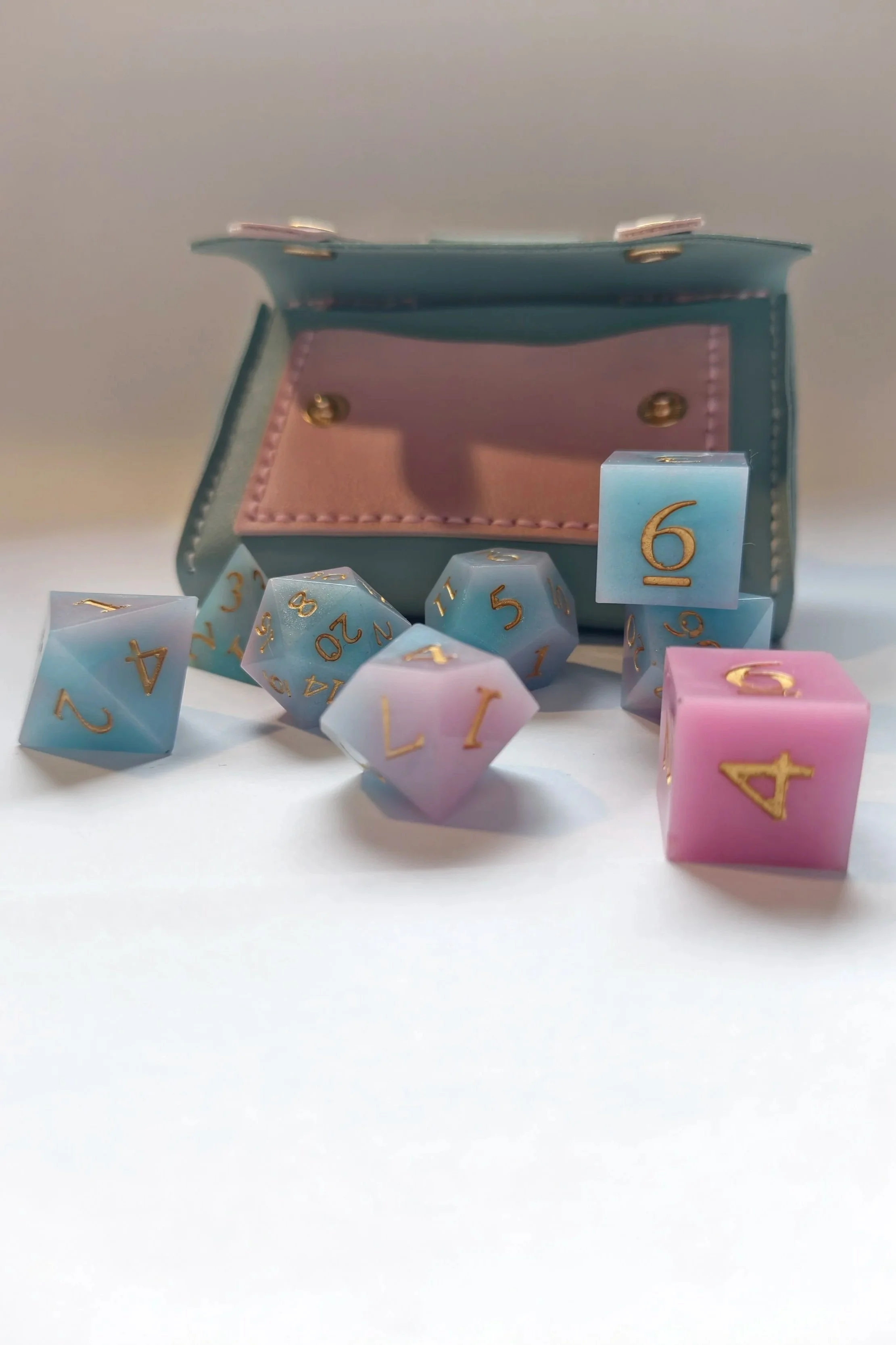 Würfelglas Handtasche