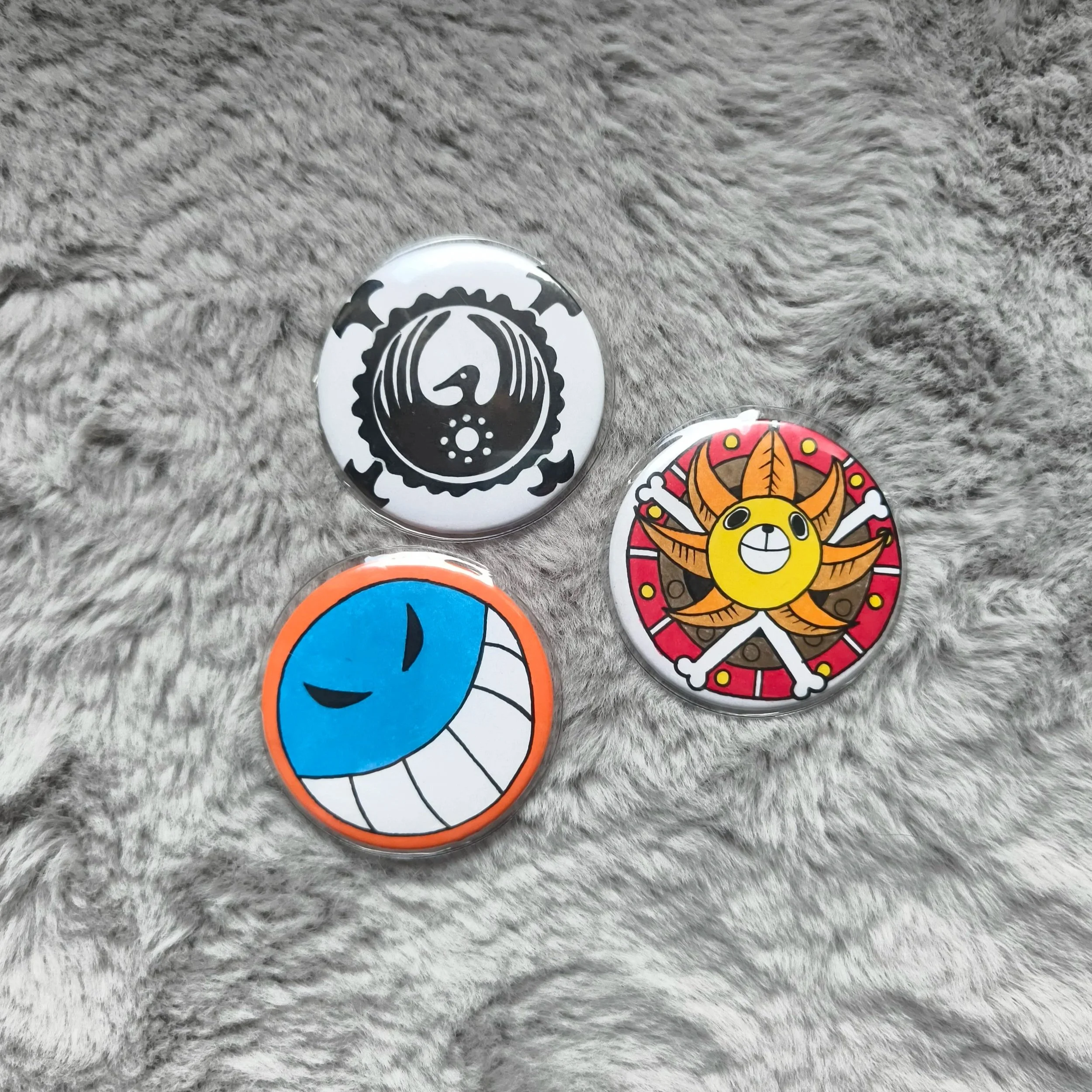 Buttons Jolly Roger Zeichen "One Piece"