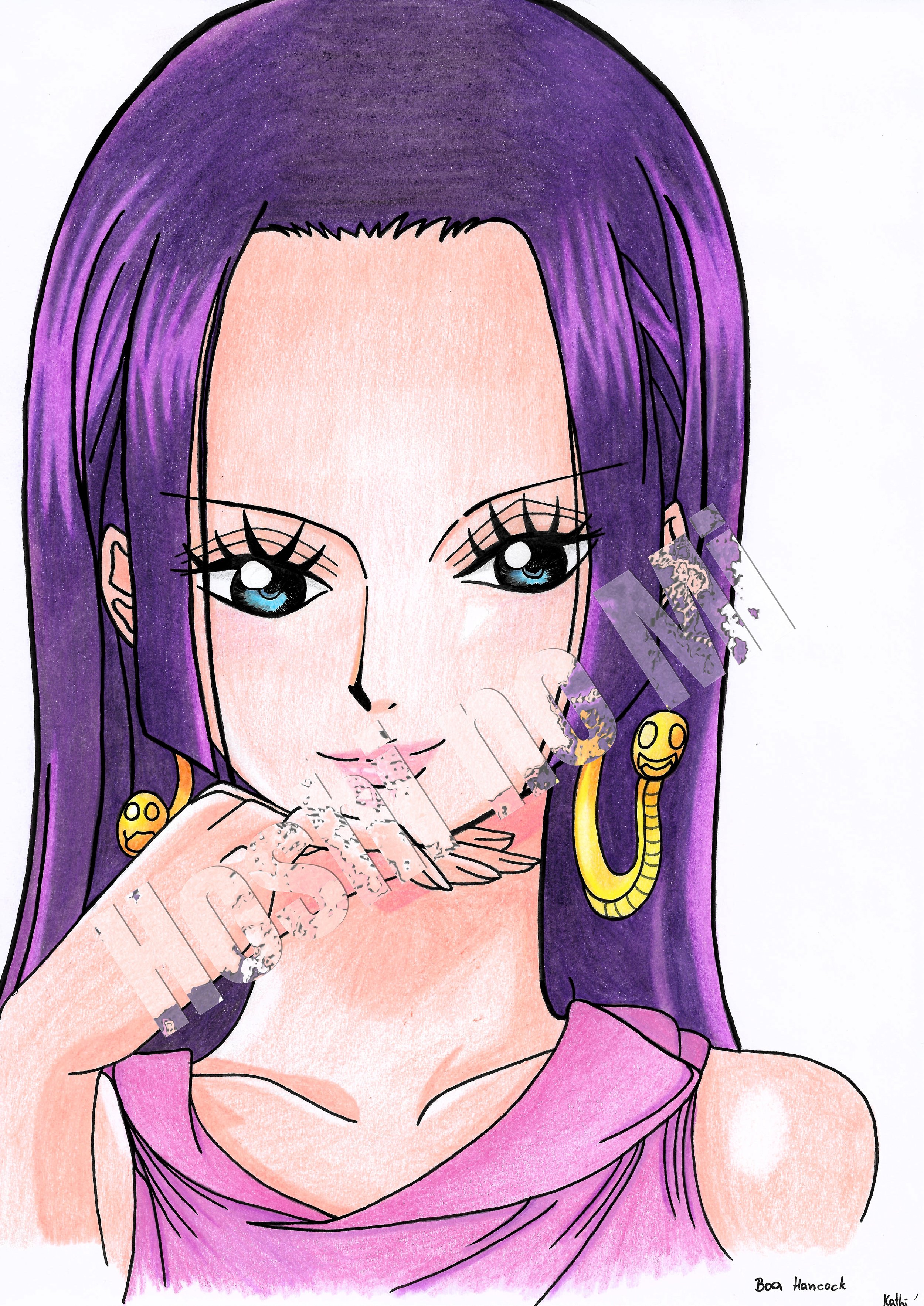 A4 Boa Hancock "One Piece"