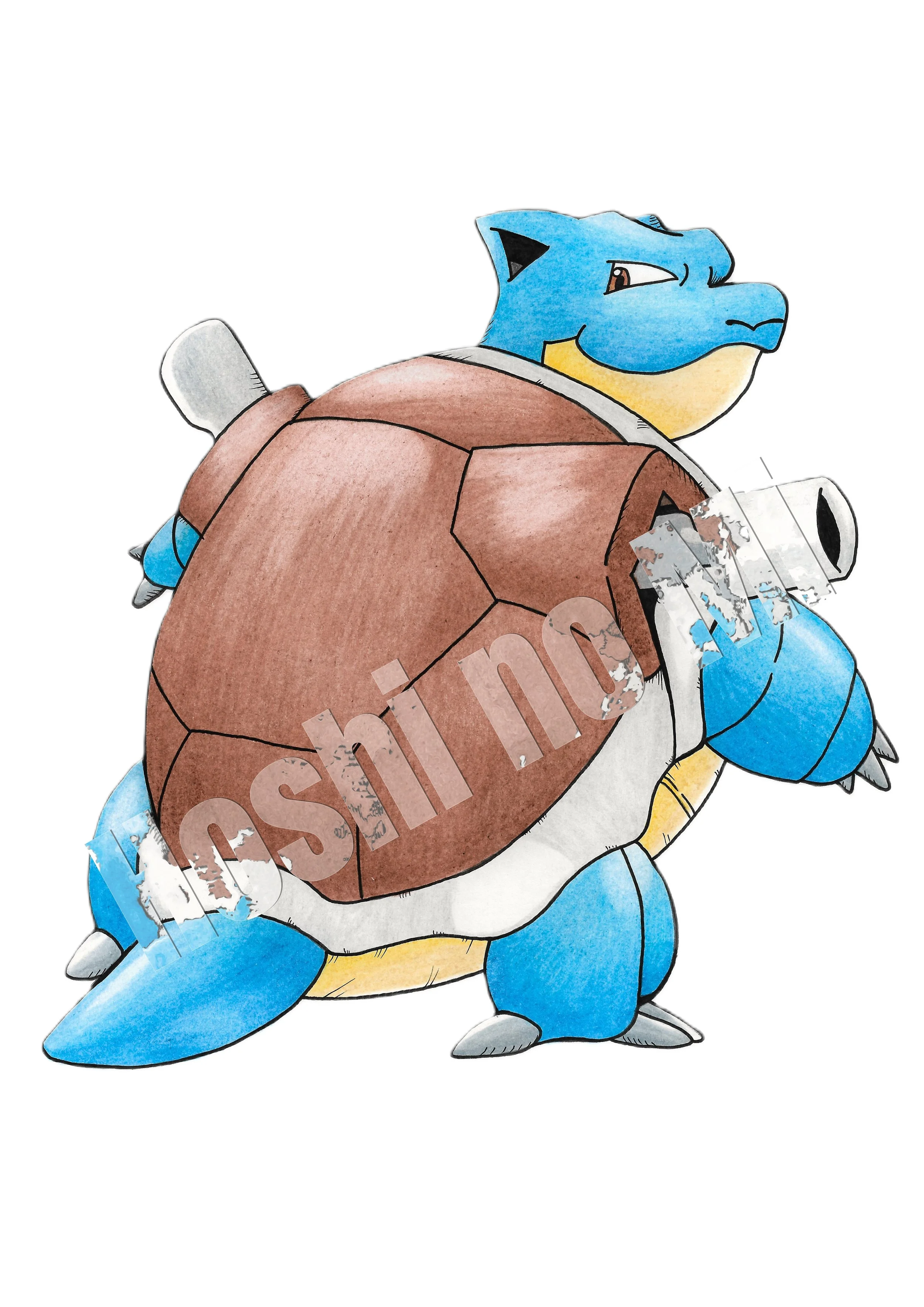 A4 Turtock "Pokemon"