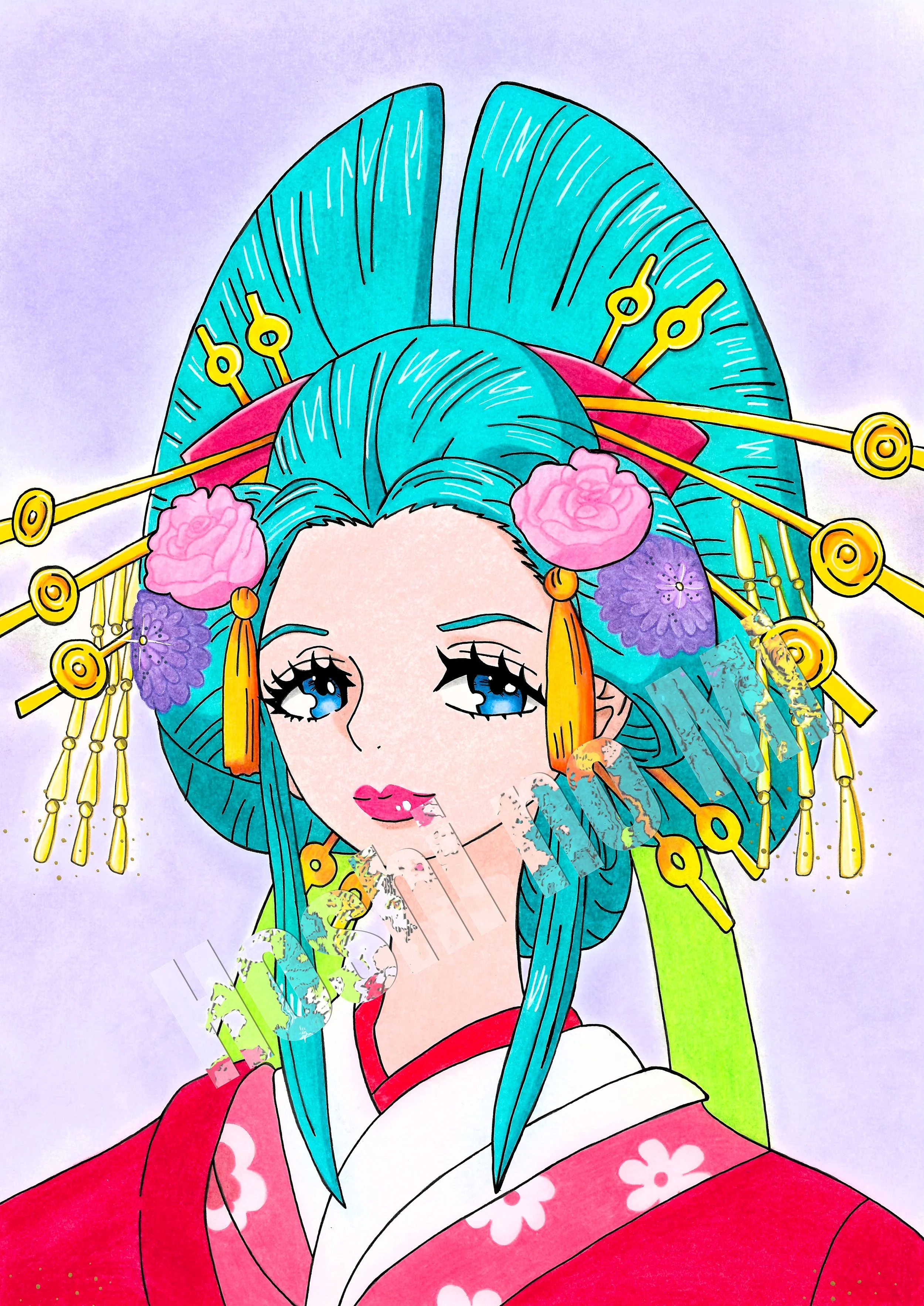 A4 Komurasaki "One Piece"
