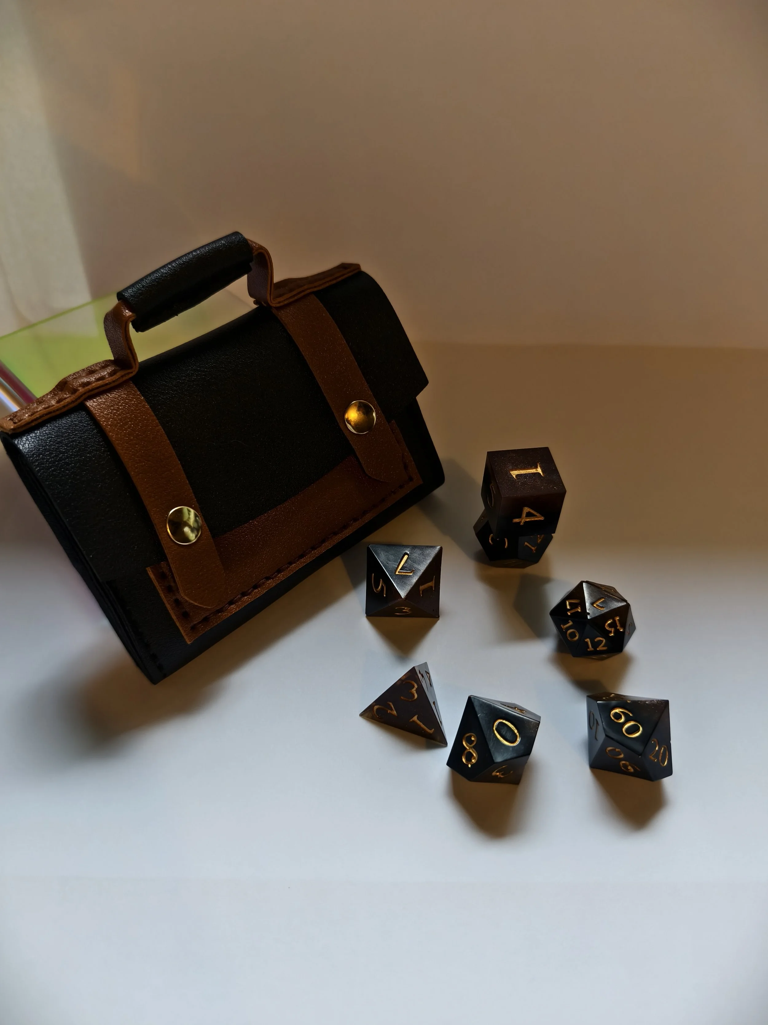 Würfelglas Handtasche