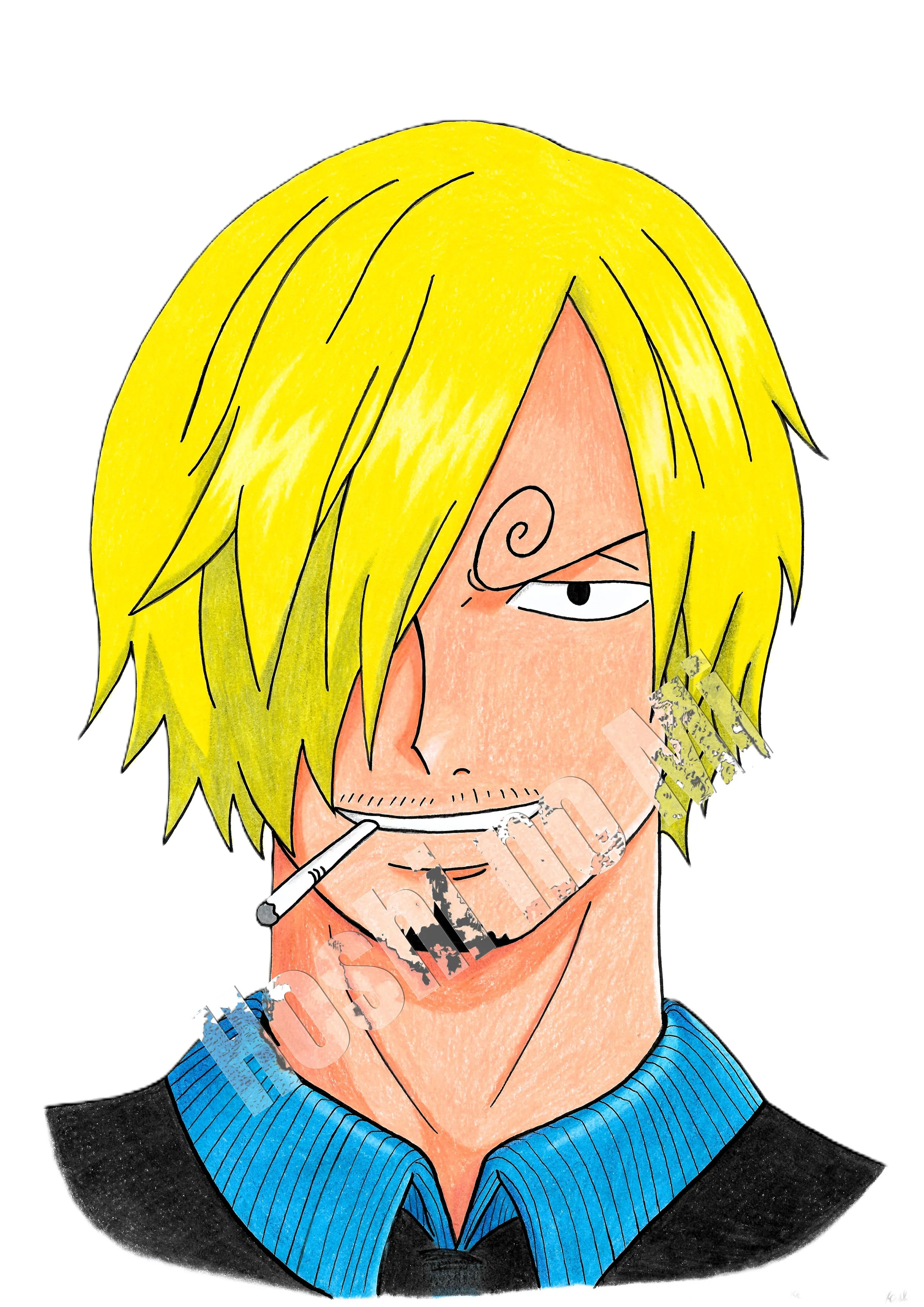 A4 Vinsmoke Sanji "One Piece"