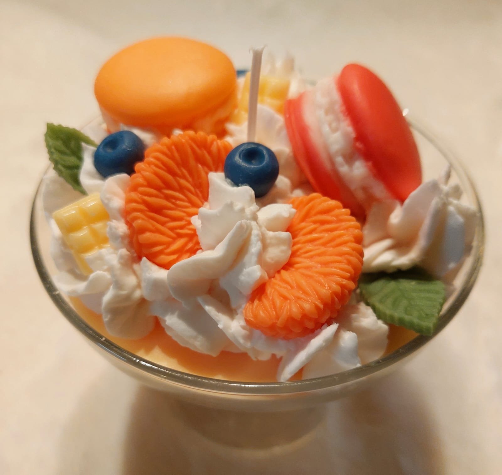 Kerze "Dessert Becher"