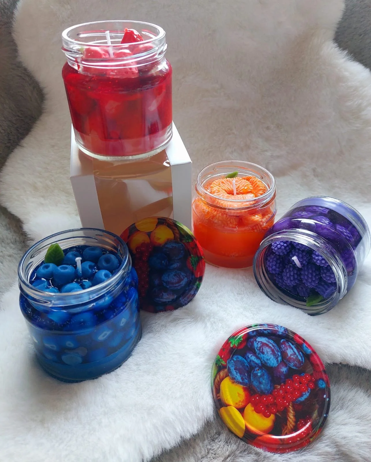 Kerze "Marmeladeglas"