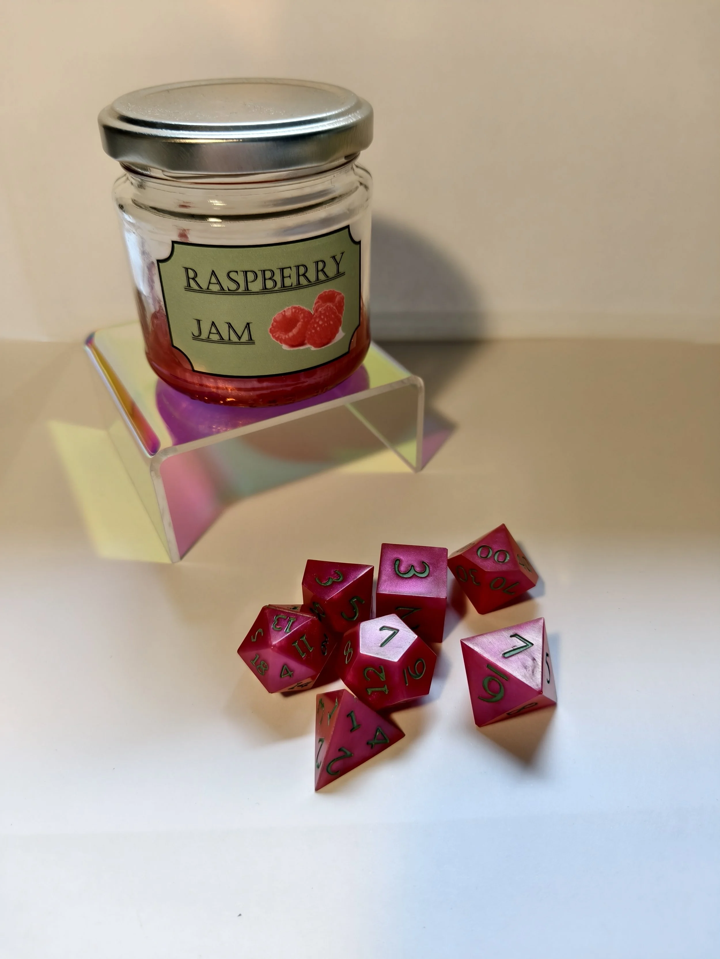 Würfelglas Raspberry Jam