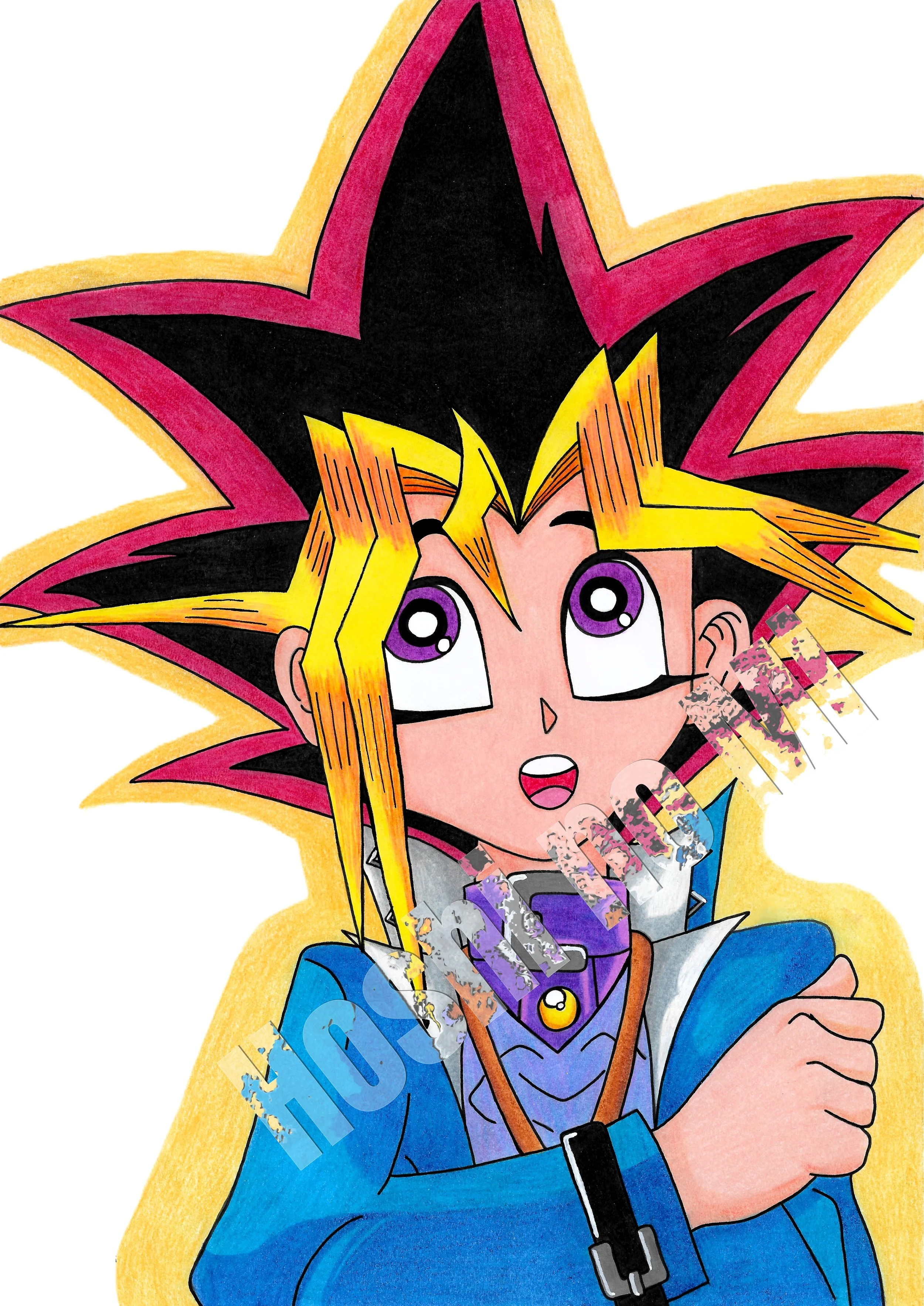 A4 Yugi Muto "Yu-Gi-Oh!"