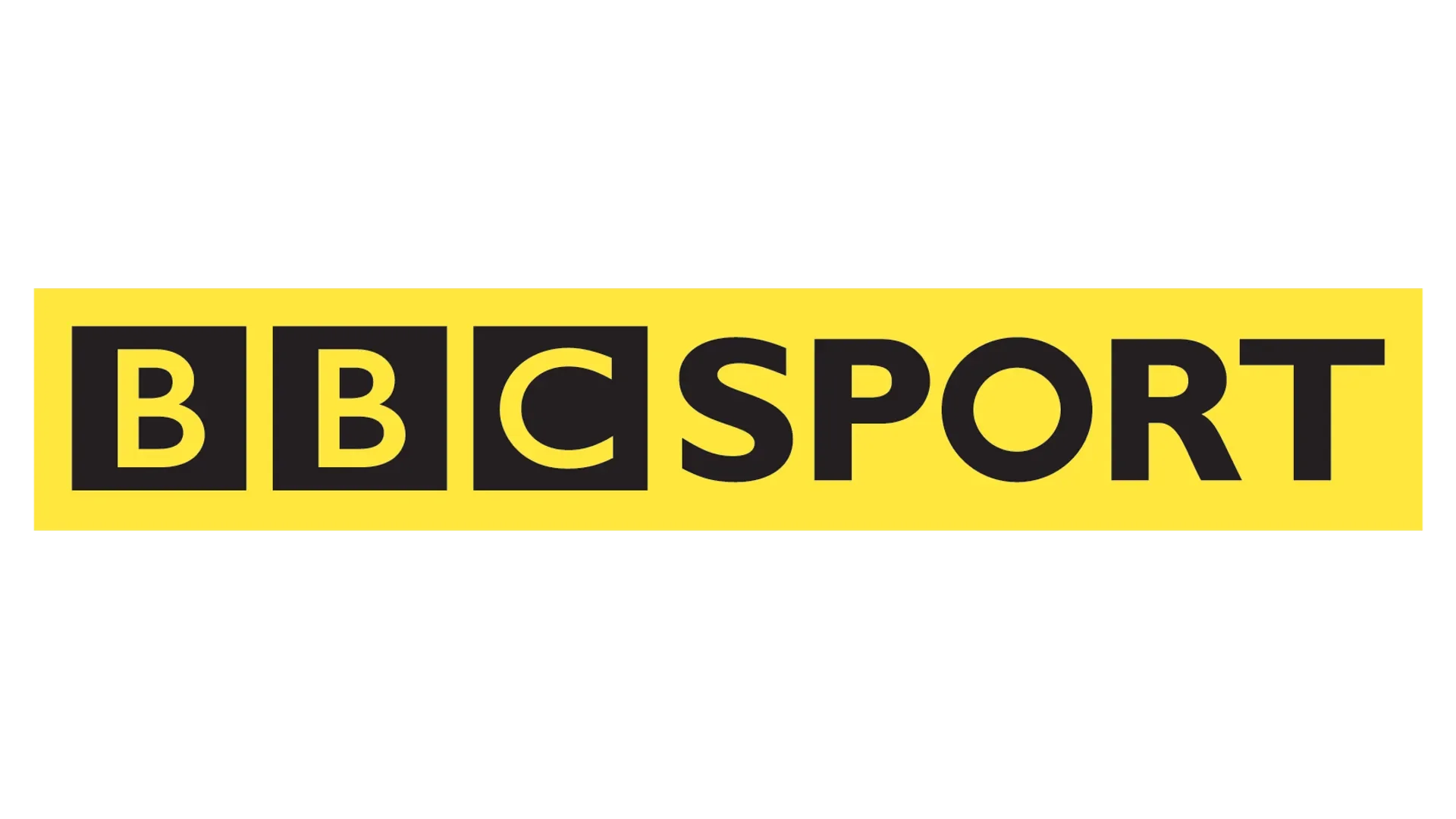BBC Sport logo with bold black text on yellow background